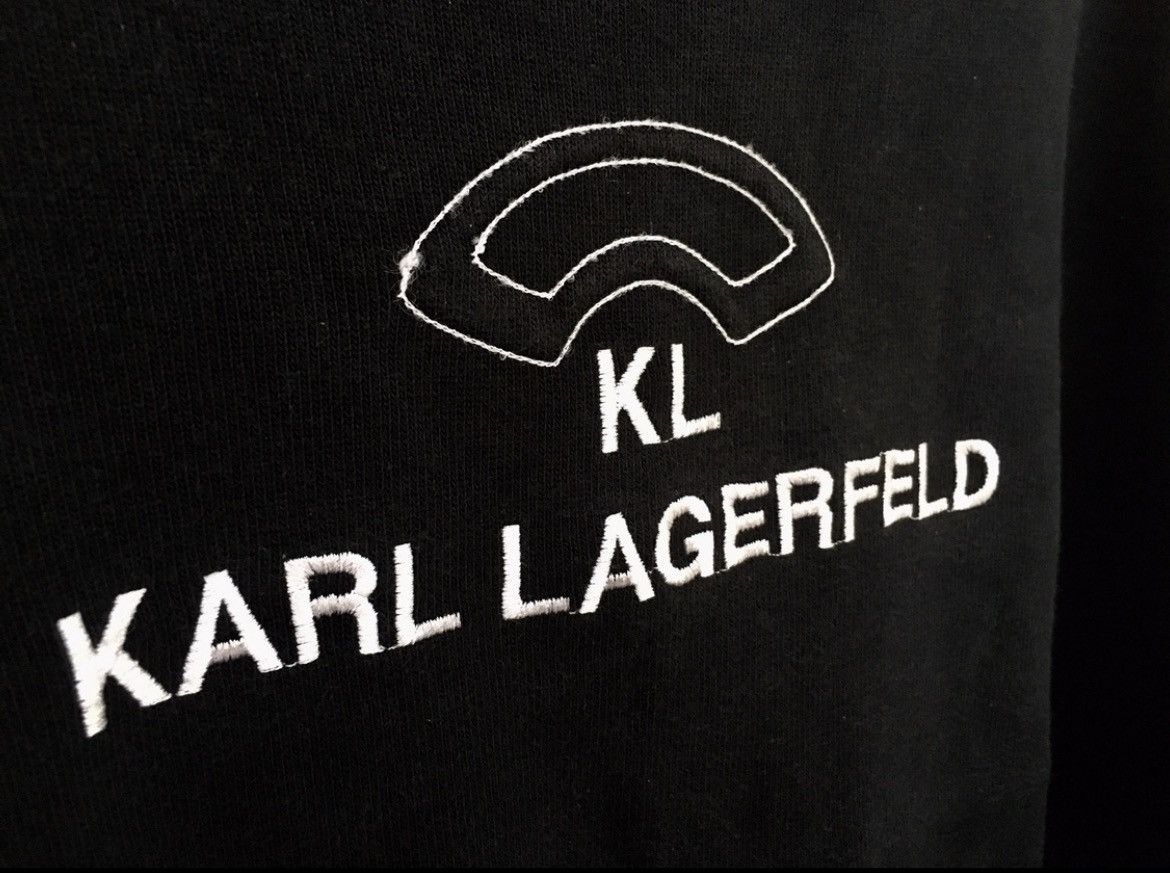 Karl Lagerfeld KARL LAGERFELD EMBROIDERED LOGO FENDI CHANEL CHLOE DESIGNER Size US XL / EU 56 / 4 - 6 Thumbnail