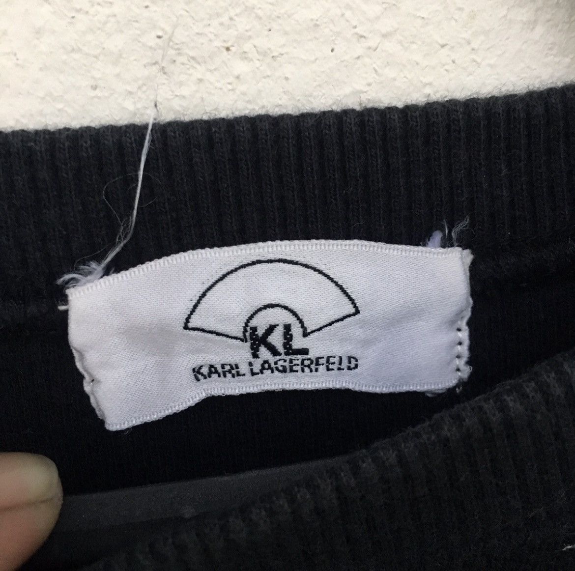 Karl Lagerfeld KARL LAGERFELD EMBROIDERED LOGO FENDI CHANEL CHLOE DESIGNER Size US XL / EU 56 / 4 - 3 Thumbnail