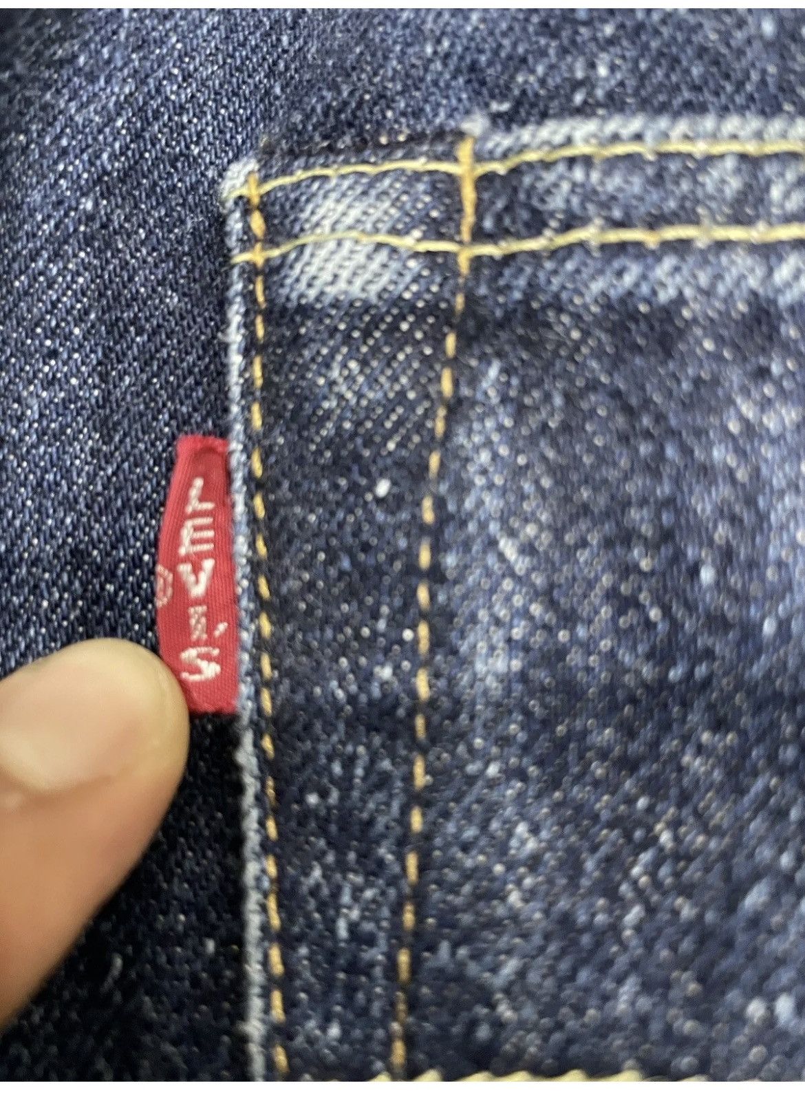Levi's Levis 501XX Reproduction hidden rivet redline 30X34 V-Stich Size US 30 / EU 46 - 9 Thumbnail
