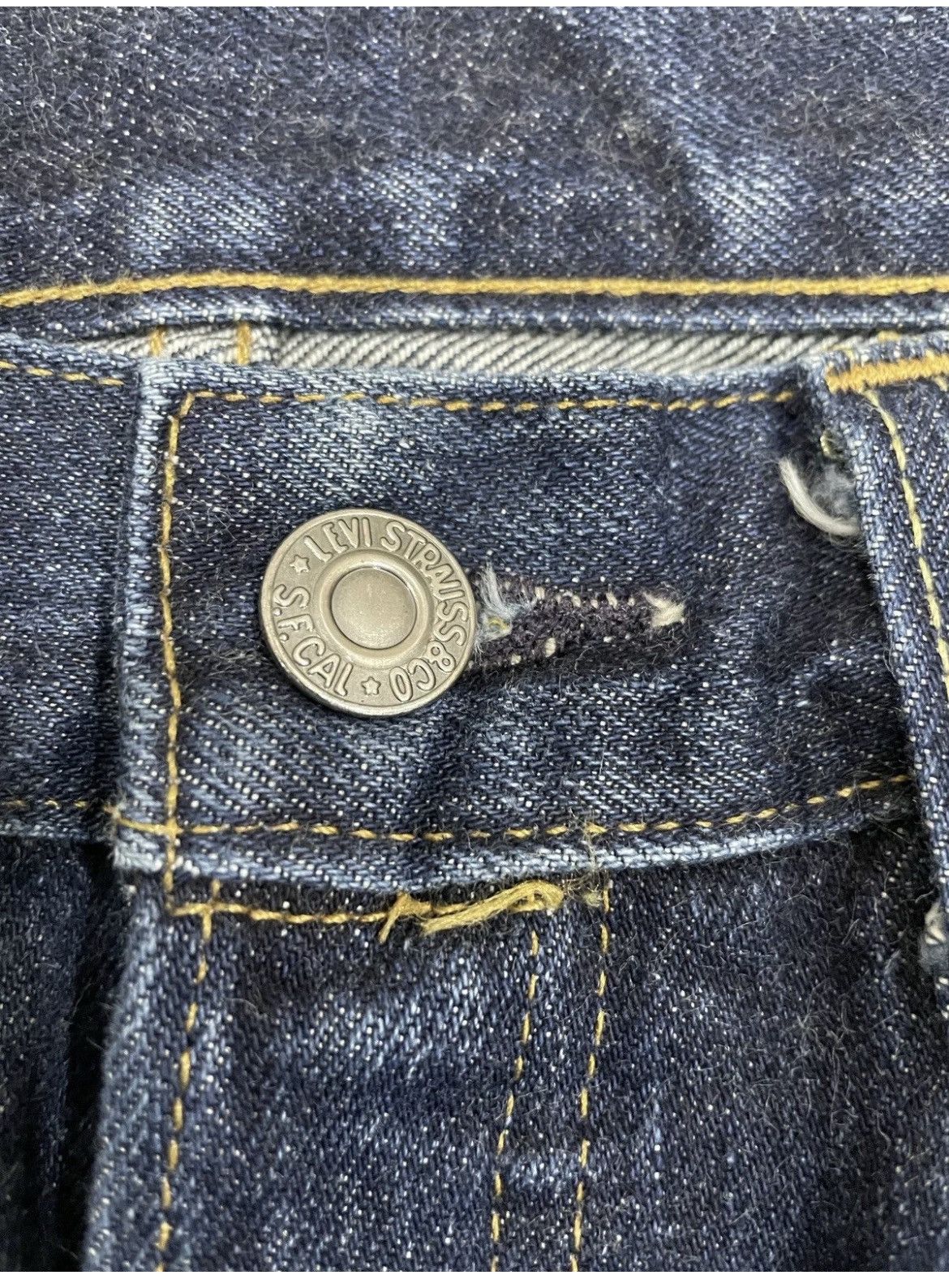 Levi's Levis 501XX Reproduction hidden rivet redline 30X34 V-Stich Size US 30 / EU 46 - 8 Thumbnail
