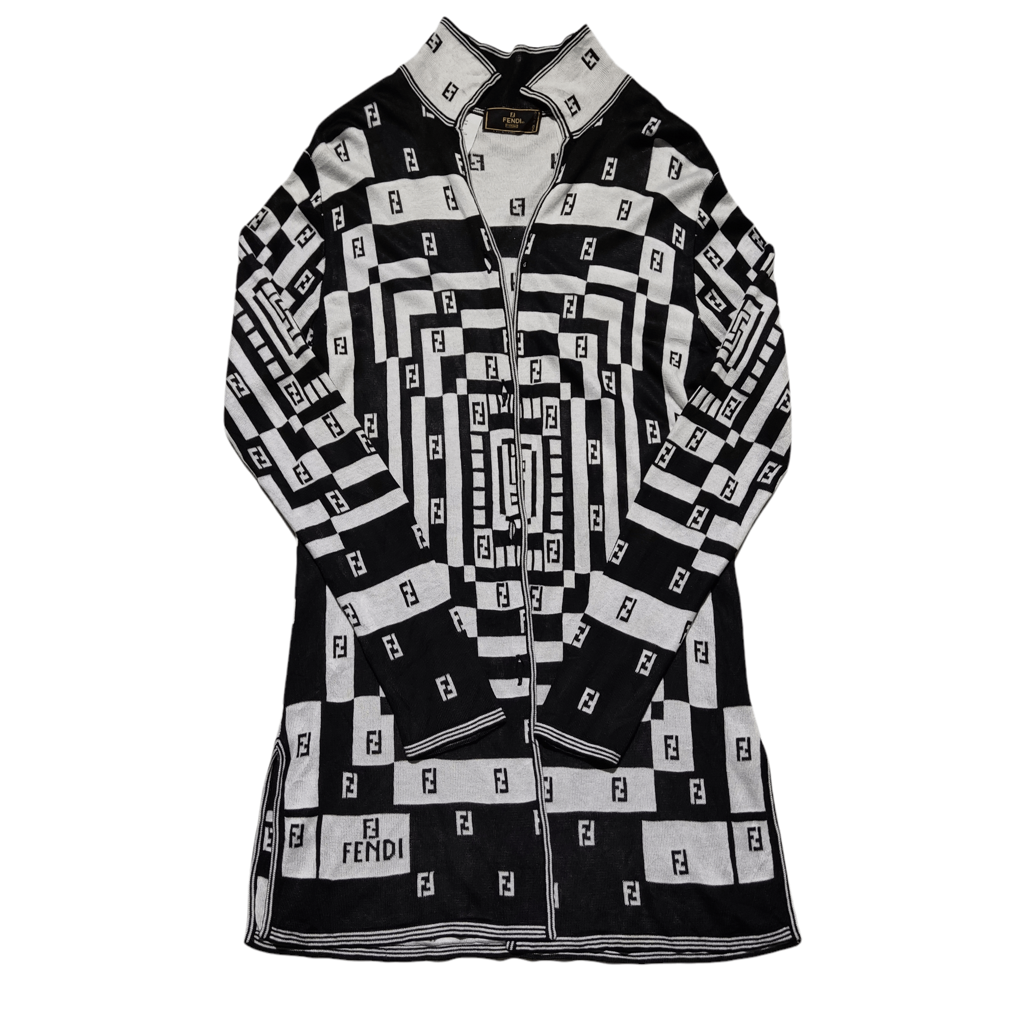 Fendi Fendi Monogram Cardigan Size US S / EU 44-46 / 1 - 1 Thumbnail