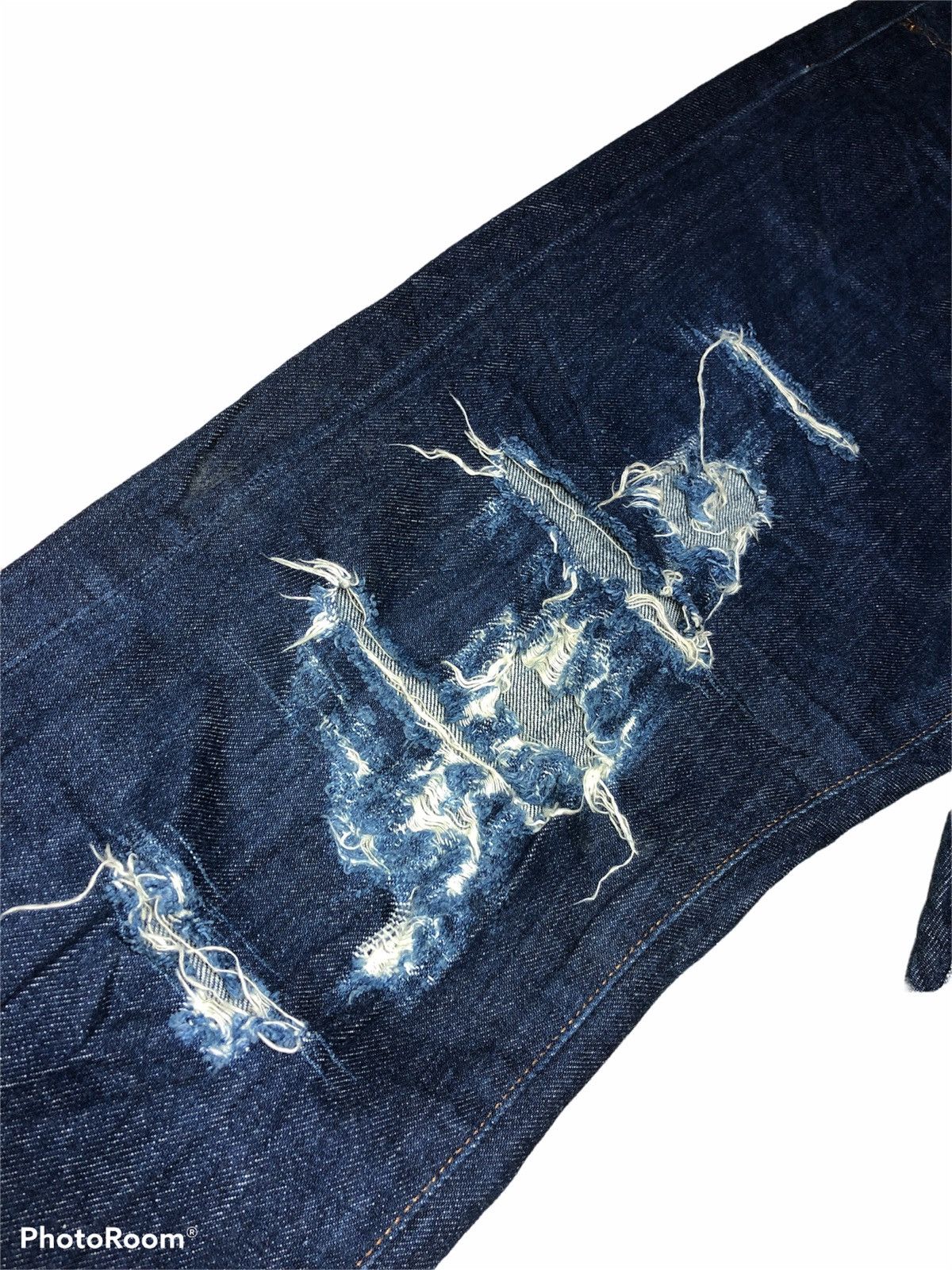 Uniqlo DISTRESSED CROPPED REDLINE SELVEDGE DENIM by Uniqlo Size US 32 / EU 48 - 5 Thumbnail