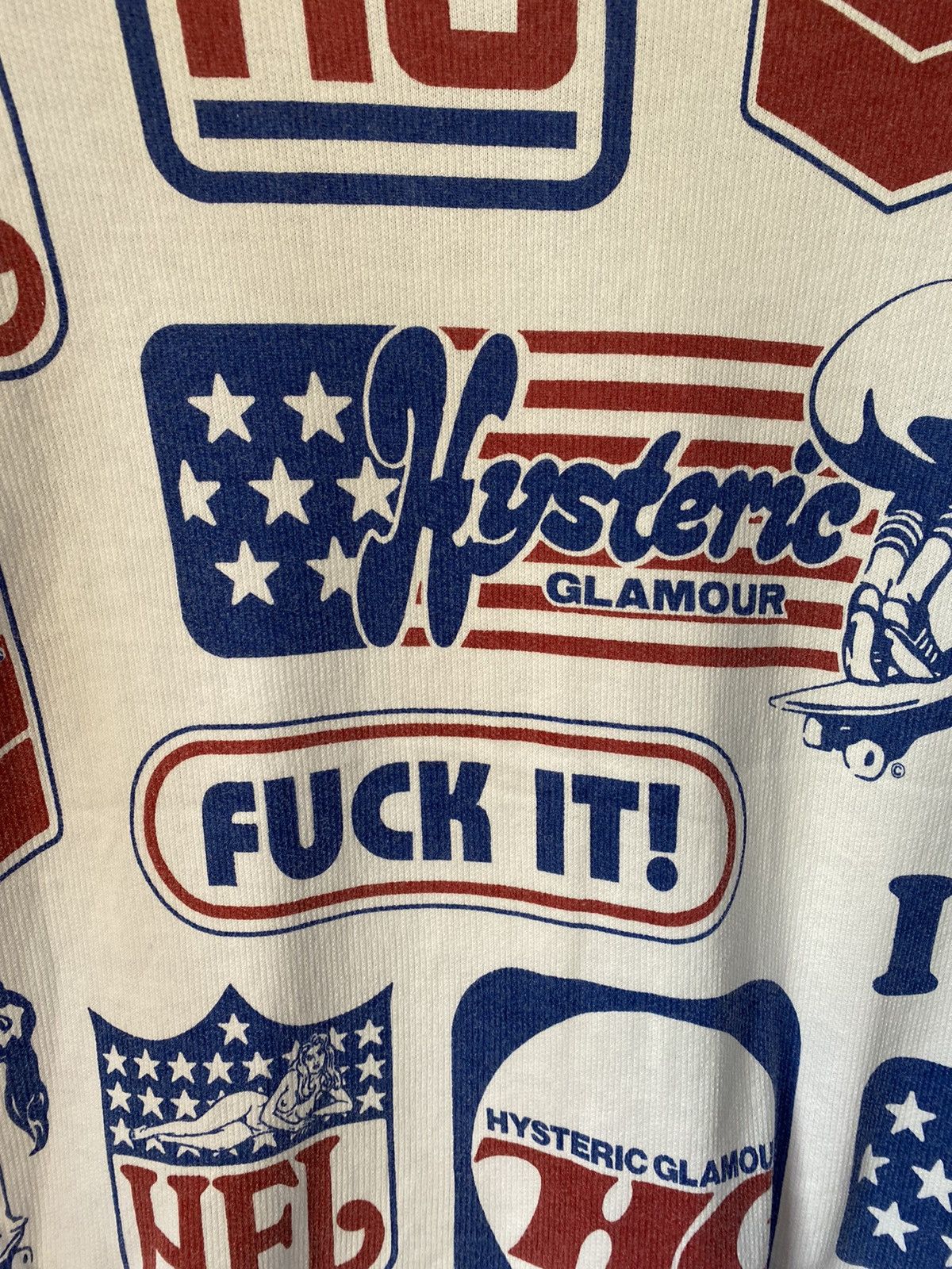 Hysteric Glamour 90s HG FUCK IT All logo crewneck Size S / US 4 / IT 40 - 9 Thumbnail