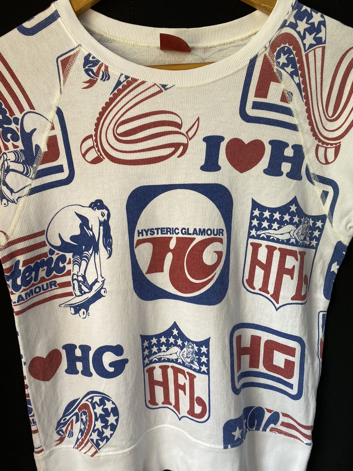 Hysteric Glamour 90s HG FUCK IT All logo crewneck Size S / US 4 / IT 40 - 4 Thumbnail