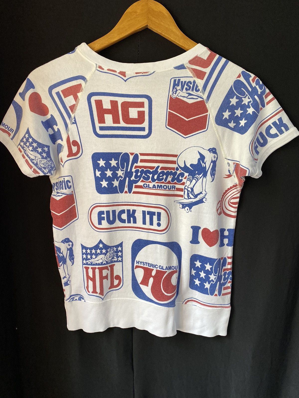 Hysteric Glamour 90s HG FUCK IT All logo crewneck Size S / US 4 / IT 40 - 8 Thumbnail