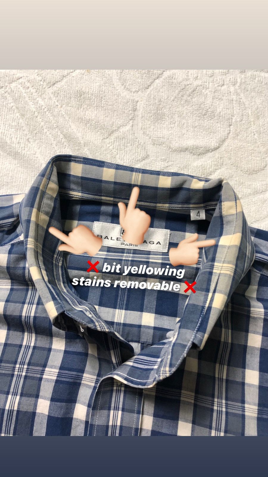 Balenciaga Vintage Balenciaga Paris Longsleeve Shirt Size US L / EU 52-54 / 3 - 2 Thumbnail