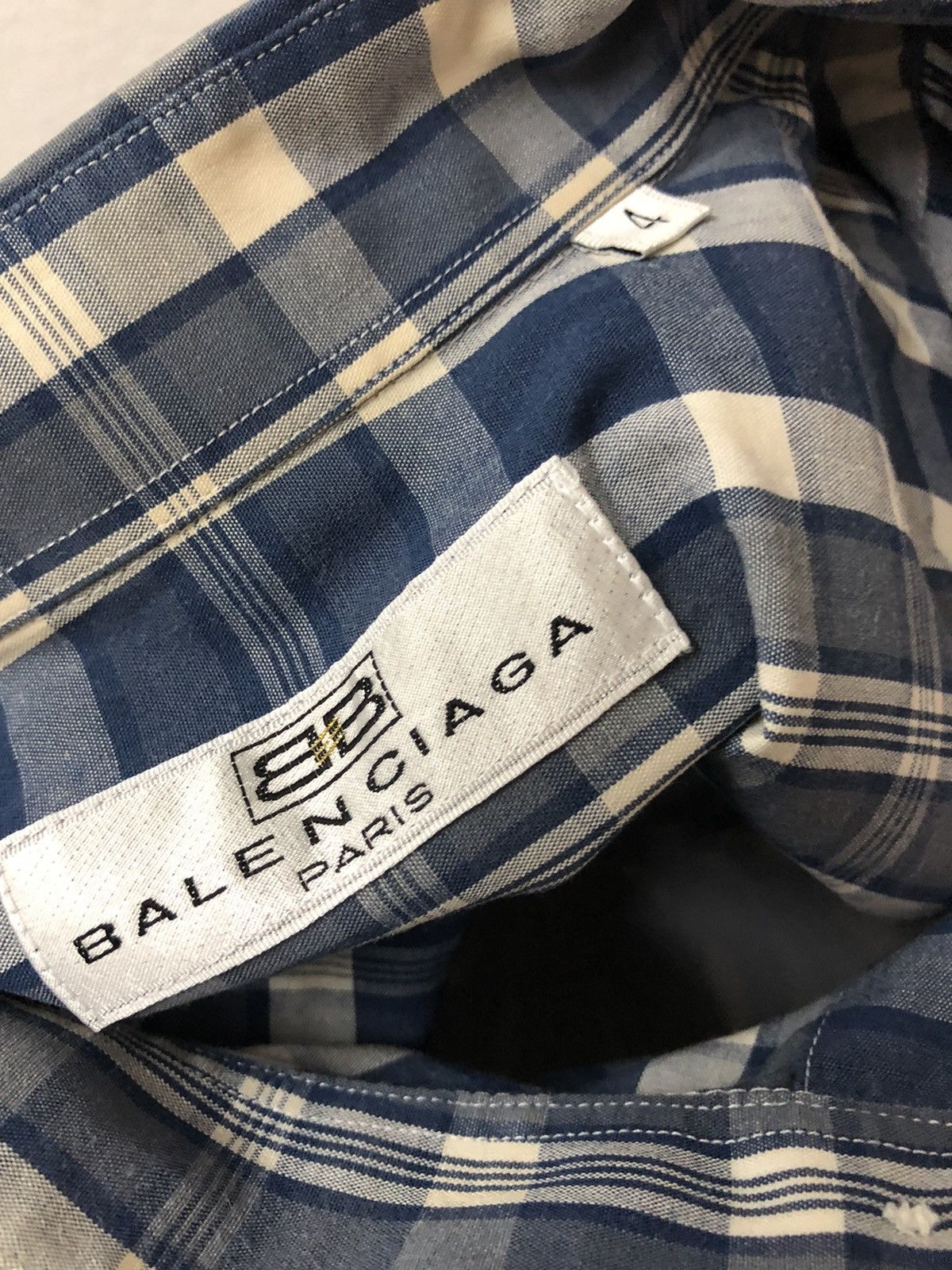 Balenciaga Vintage Balenciaga Paris Longsleeve Shirt Size US L / EU 52-54 / 3 - 3 Thumbnail