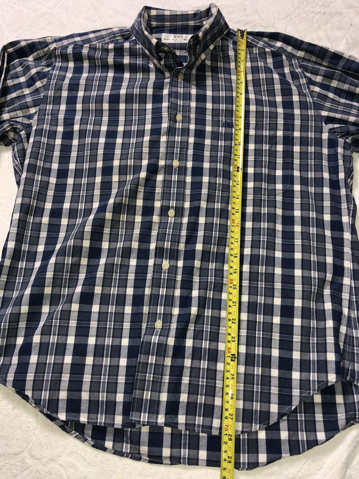 Balenciaga Vintage Balenciaga Paris Longsleeve Shirt Size US L / EU 52-54 / 3 - 16 Thumbnail
