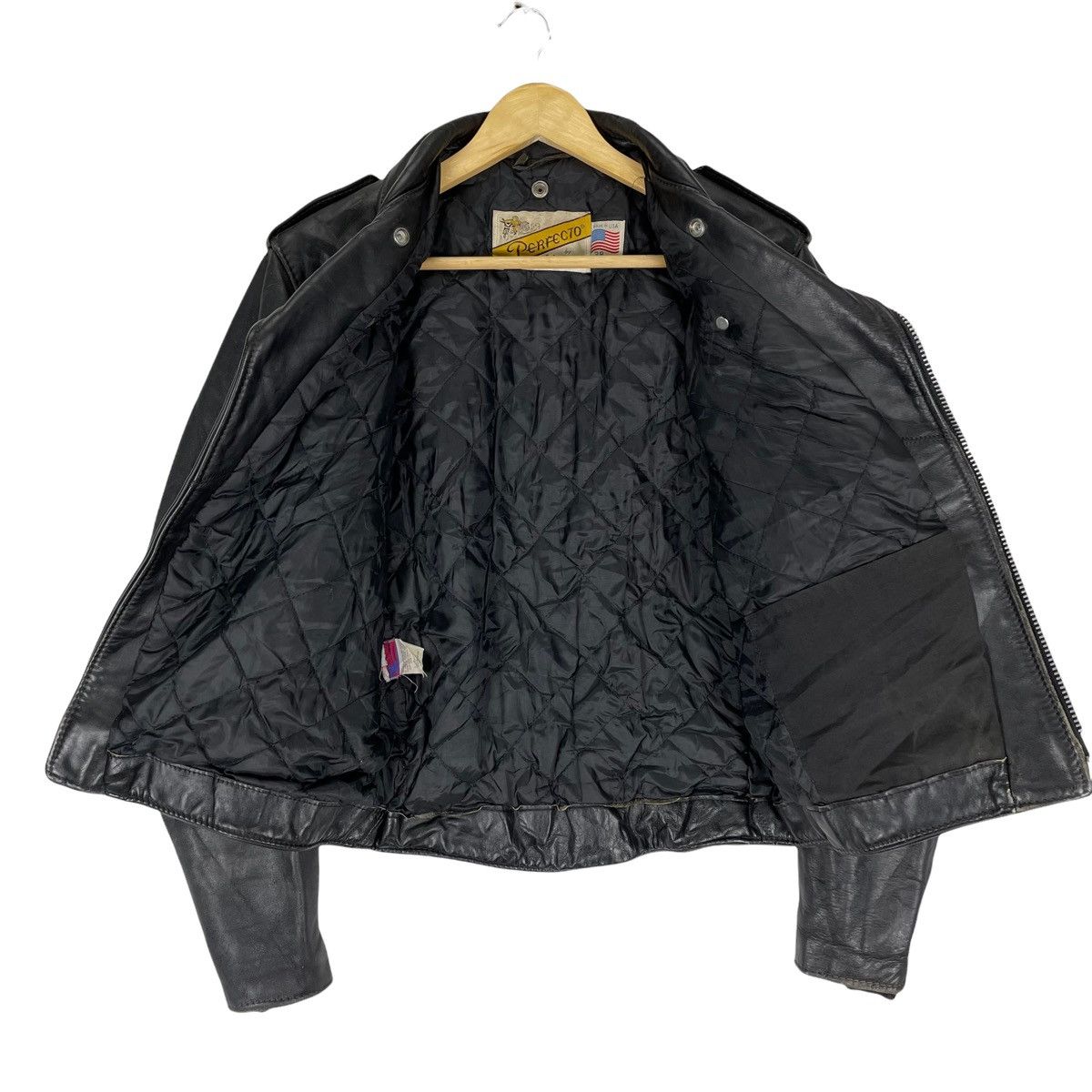 Schott ☀️SCHOTT NYC PERFECTO 618 BIKERS LEATHER JACKET Size US S / EU 44-46 / 1 - 10 Thumbnail