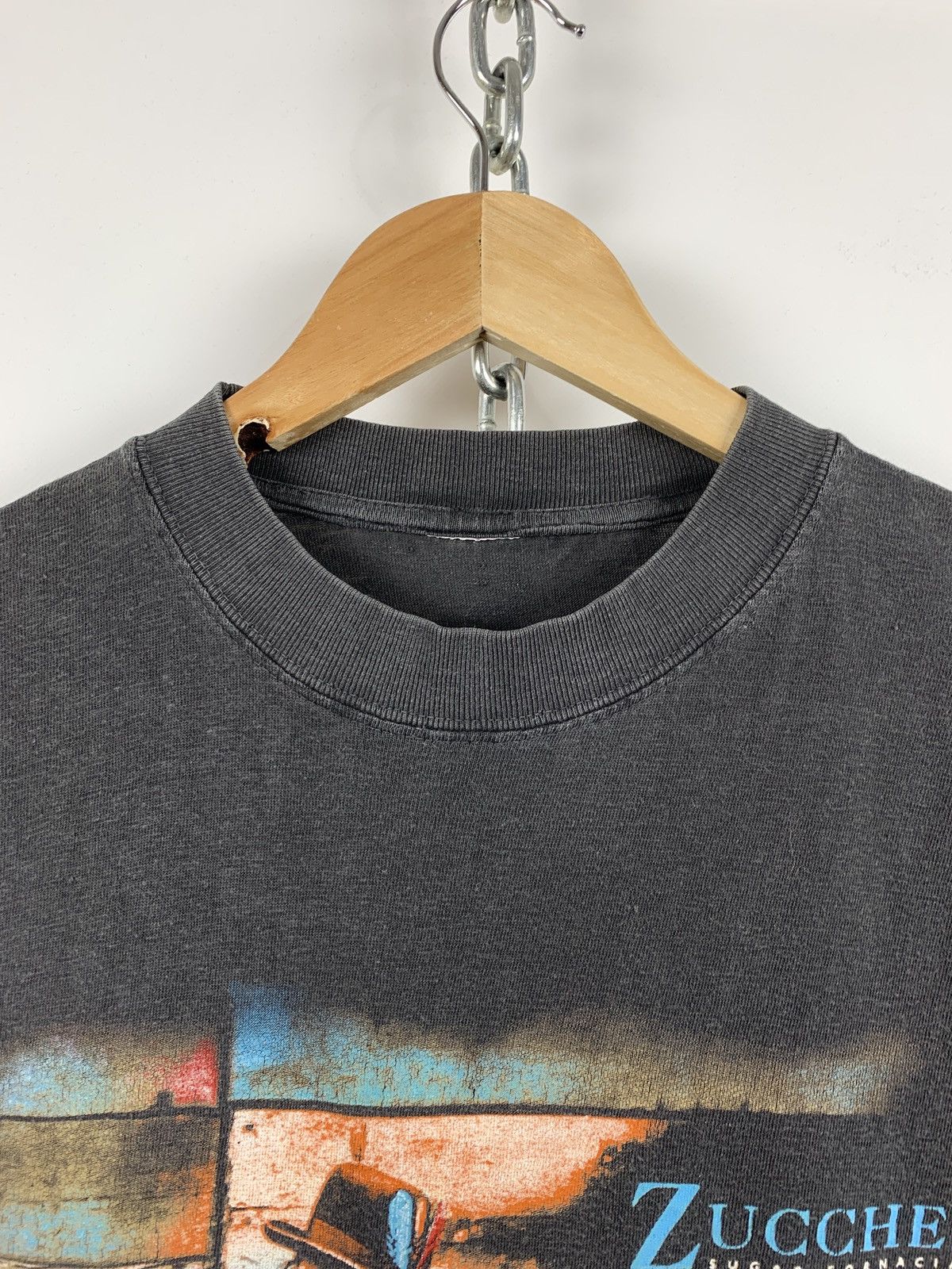 Band Tees 1995 Vintage Zucchero Spirito DiVino Tour T-Shirt Size US M / EU 48-50 / 2 - 7 Thumbnail