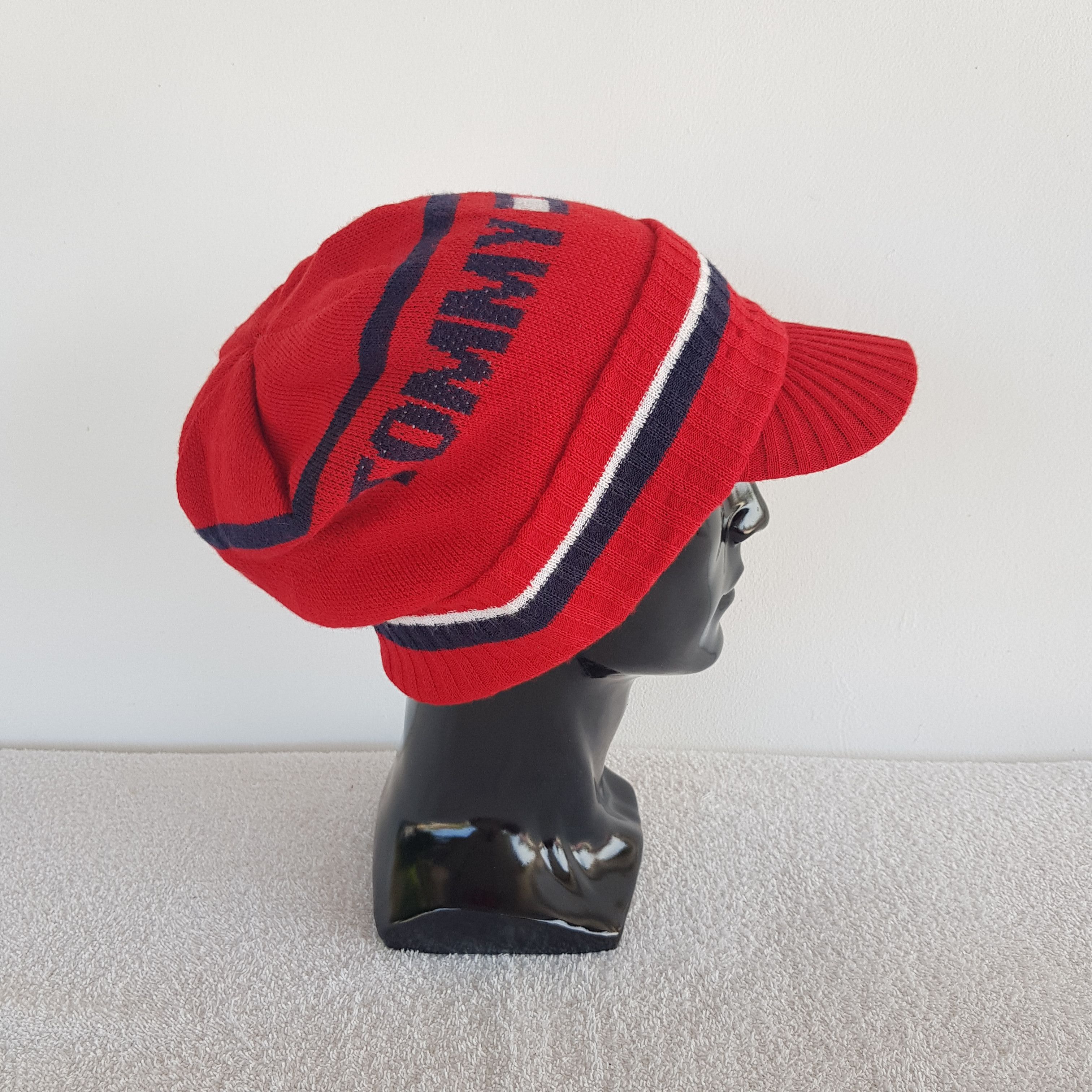 Tommy Hilfiger × Vintage Tommy Hilfiger Hats Tommy Hilfiger Beanie Snow Cap Size ONE SIZE - 3 Thumbnail