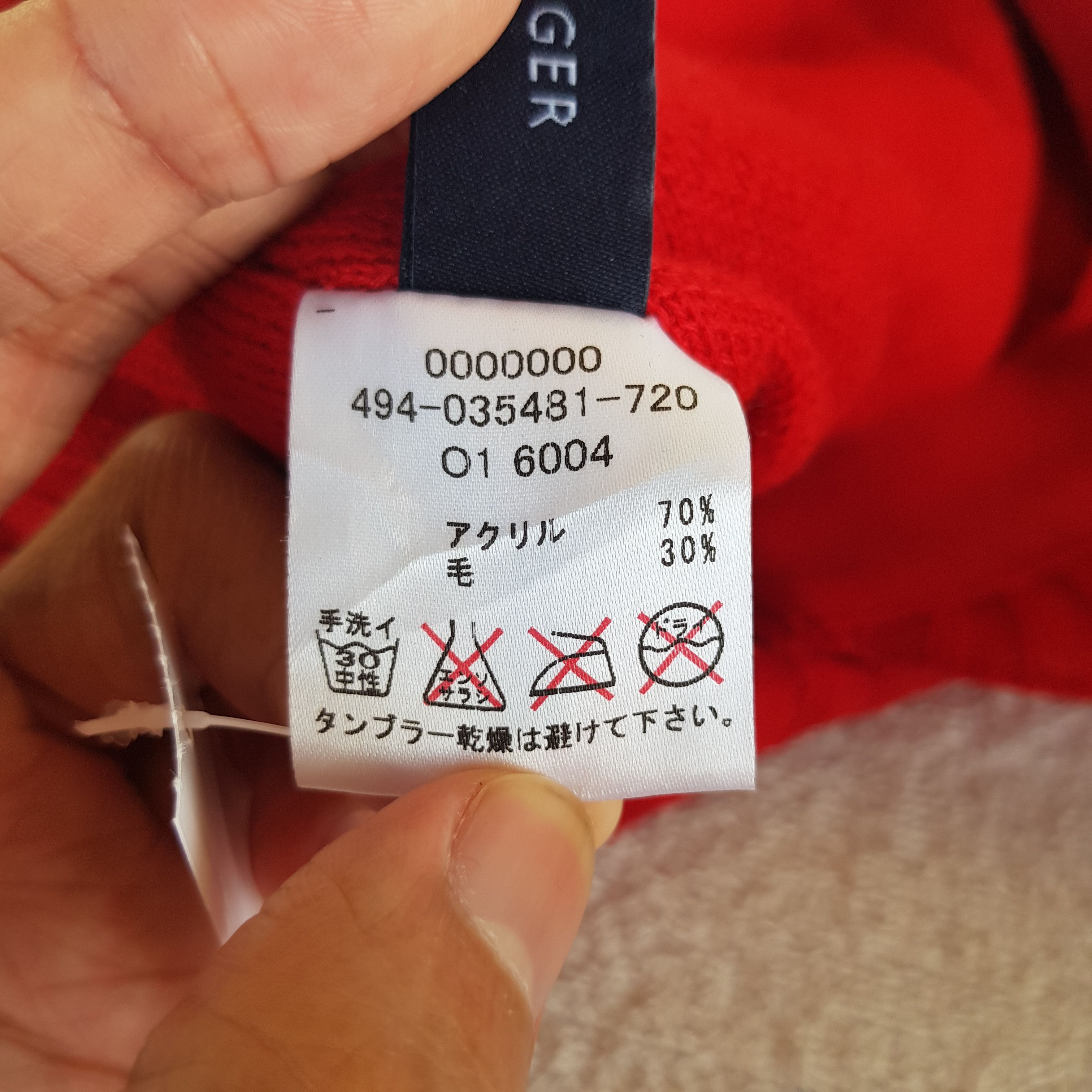 Tommy Hilfiger × Vintage Tommy Hilfiger Hats Tommy Hilfiger Beanie Snow Cap Size ONE SIZE - 8 Thumbnail