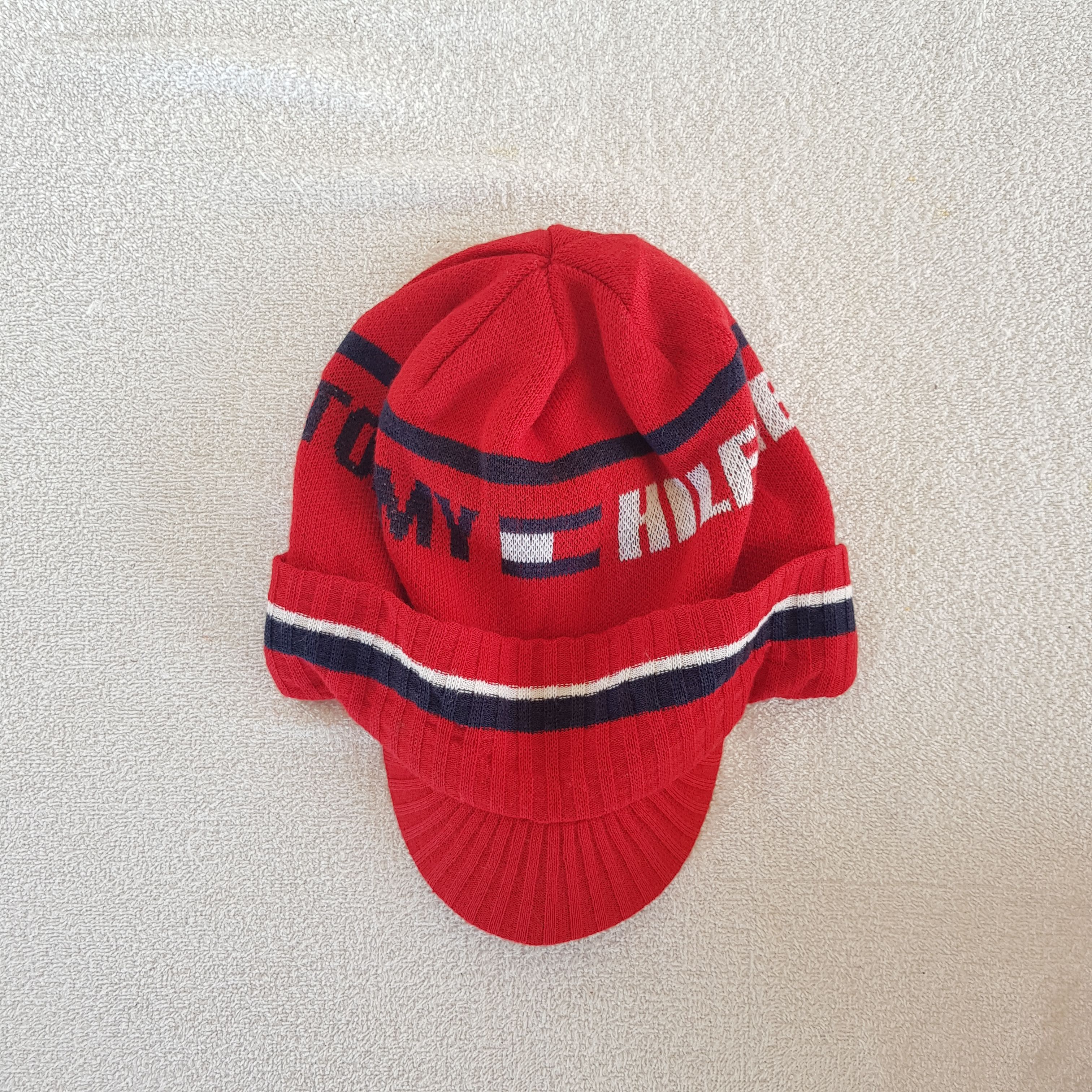 Tommy Hilfiger × Vintage Tommy Hilfiger Hats Tommy Hilfiger Beanie Snow Cap Size ONE SIZE - 5 Thumbnail