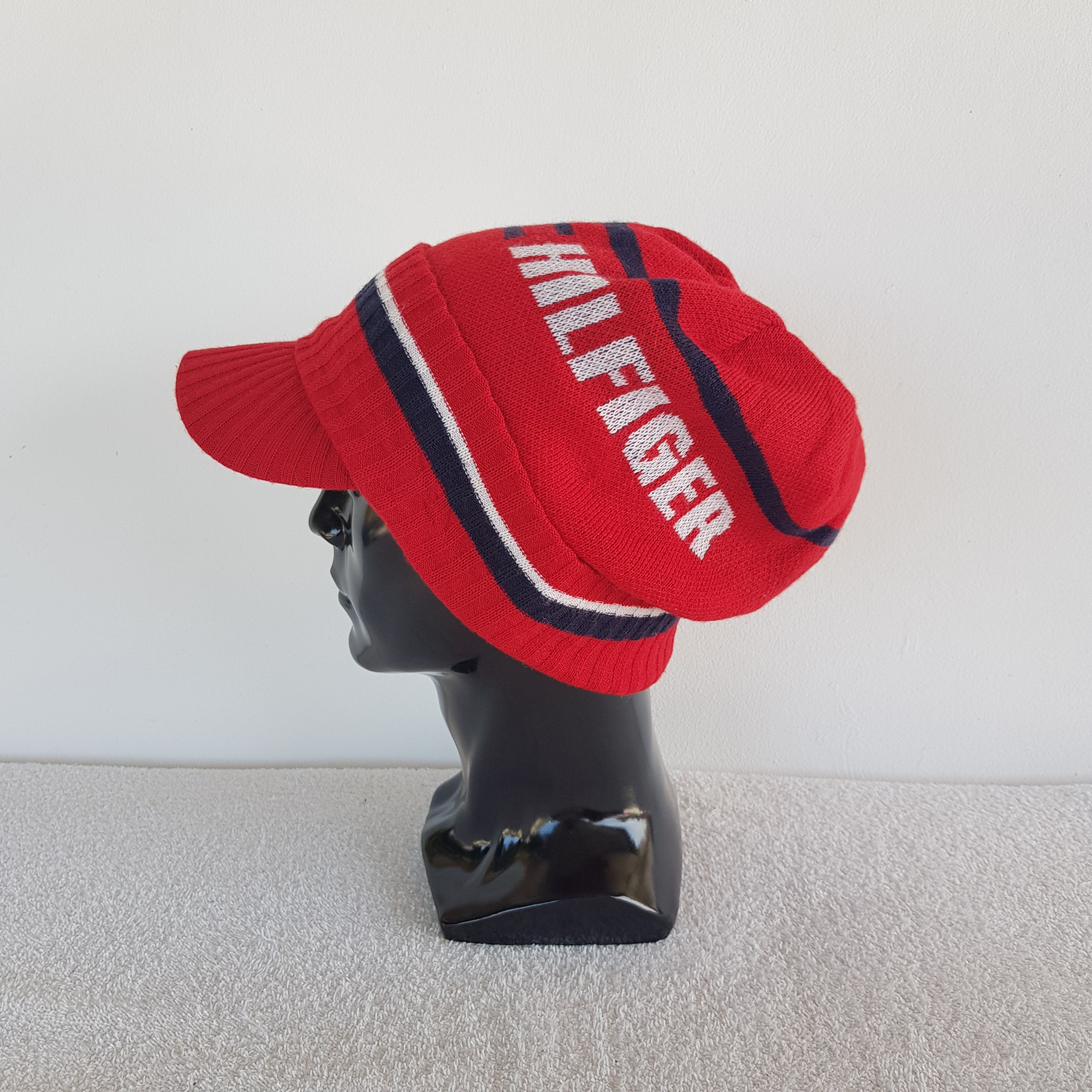 Tommy Hilfiger × Vintage Tommy Hilfiger Hats Tommy Hilfiger Beanie Snow Cap Size ONE SIZE - 4 Thumbnail
