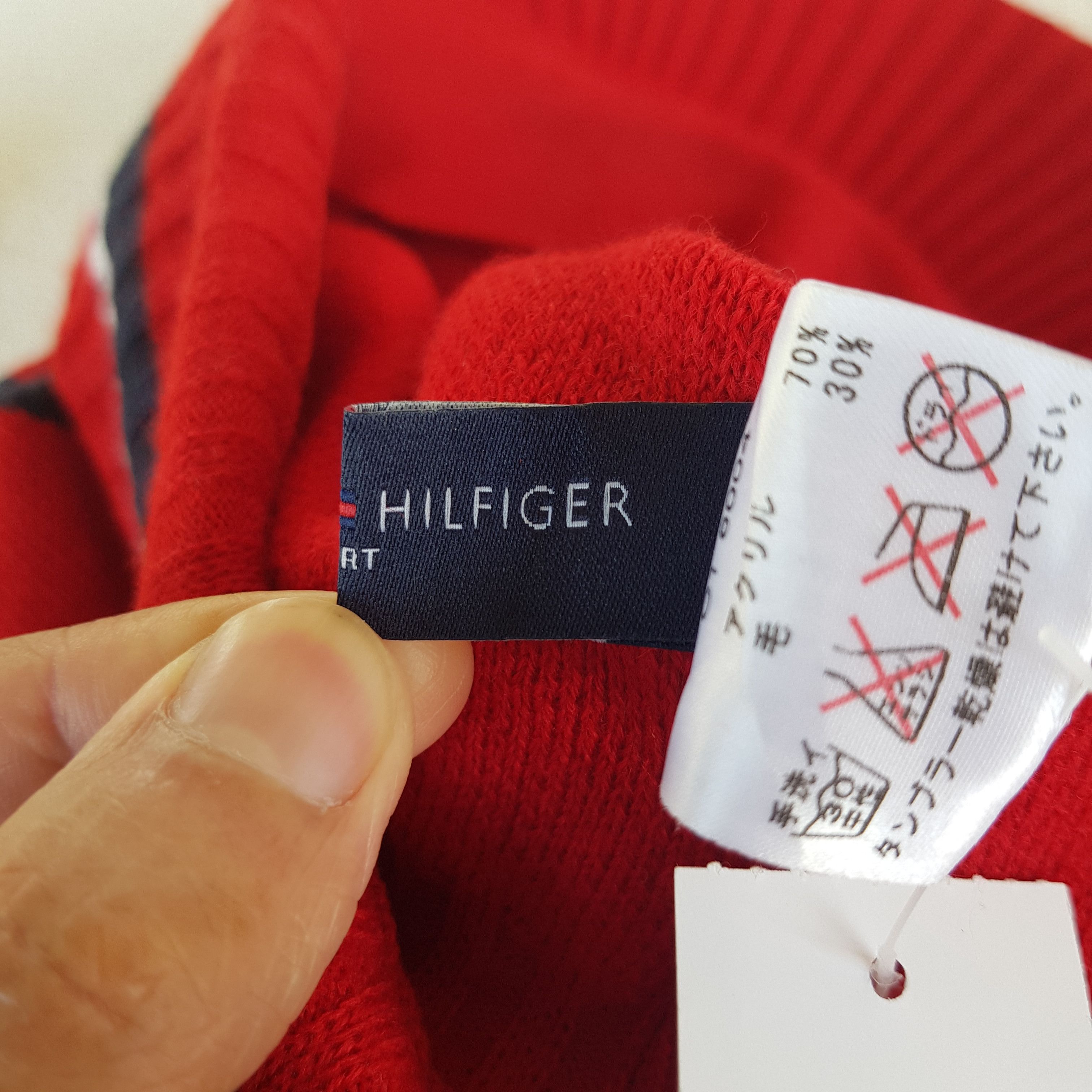 Tommy Hilfiger × Vintage Tommy Hilfiger Hats Tommy Hilfiger Beanie Snow Cap Size ONE SIZE - 7 Thumbnail