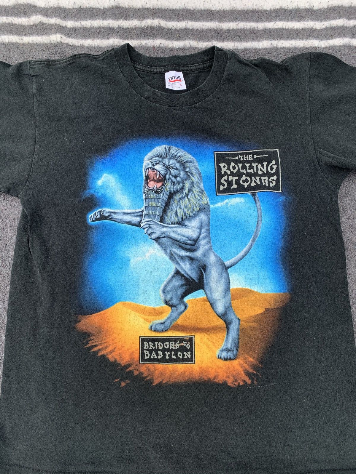 Band Tees × The Rolling Stones × Vintage Vintage The Rolling Stones T-shirt 90s bridges to Babylon Size US M / EU 48-50 / 2 - 2 Thumbnail
