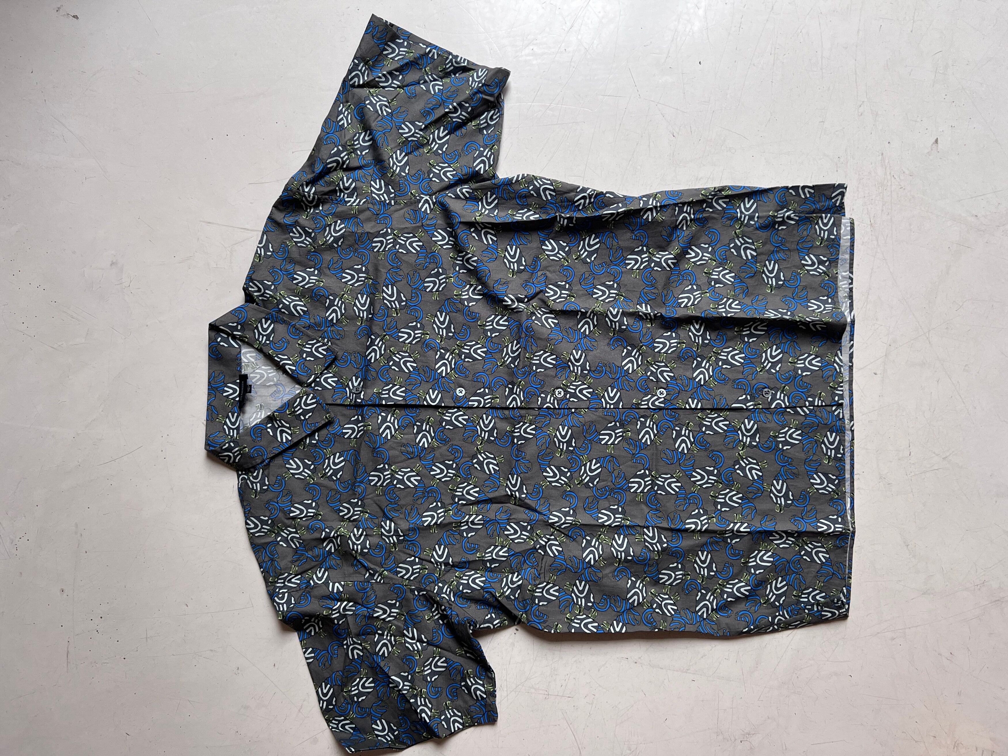 Jil Sander Slim-Fit Printed Cotton-Poplin Shirt Size US S / EU 44-46 / 1 - 1 Preview
