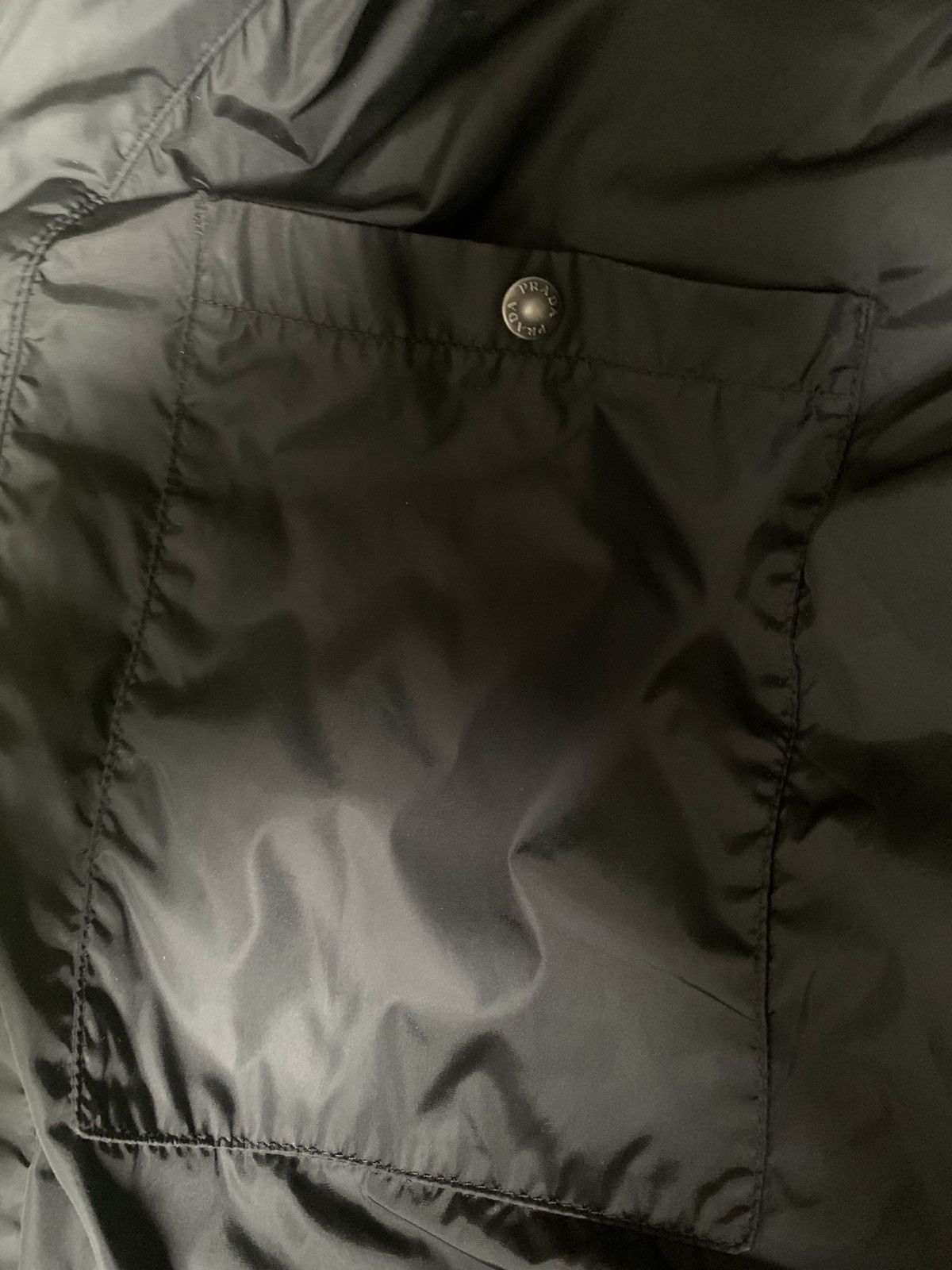 Prada Prada Nylon Black Puffer Jacket with Hoodie Size US L / EU 52-54 / 3 - 5 Thumbnail