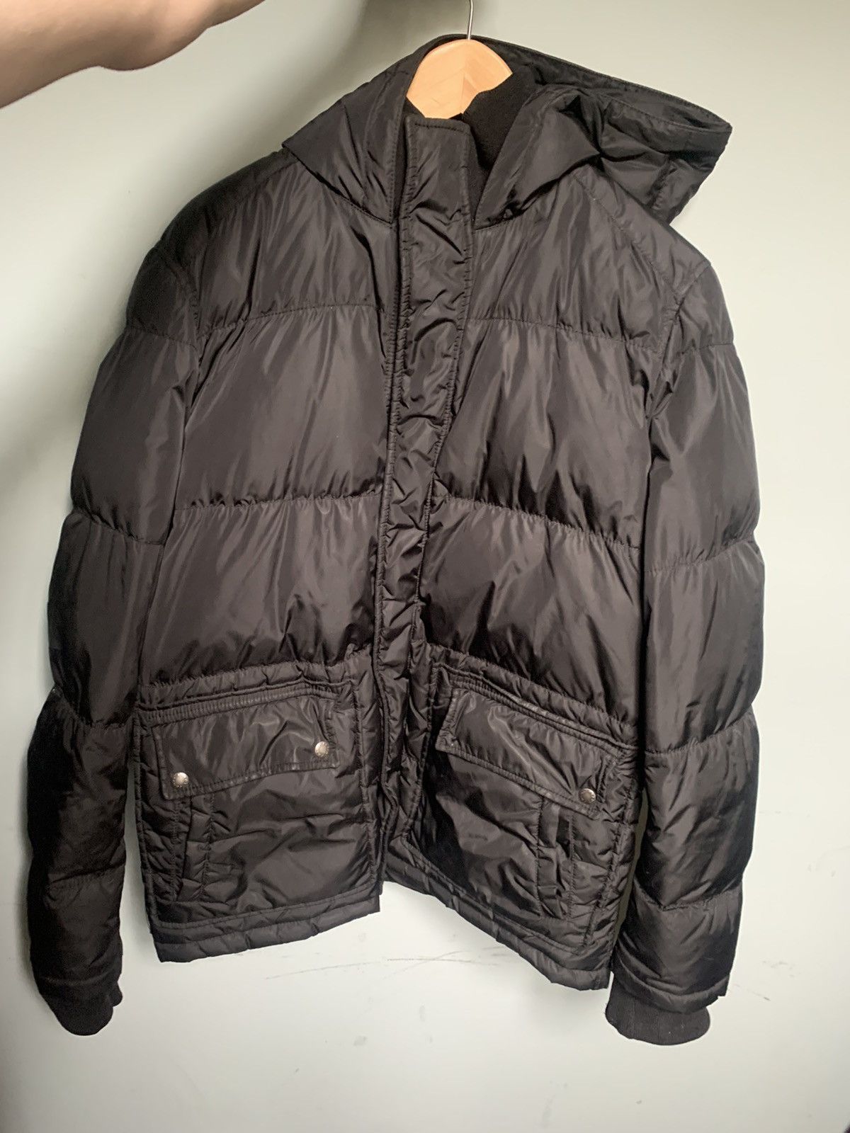 Prada Prada Nylon Black Puffer Jacket with Hoodie Size US L / EU 52-54 / 3 - 1 Thumbnail