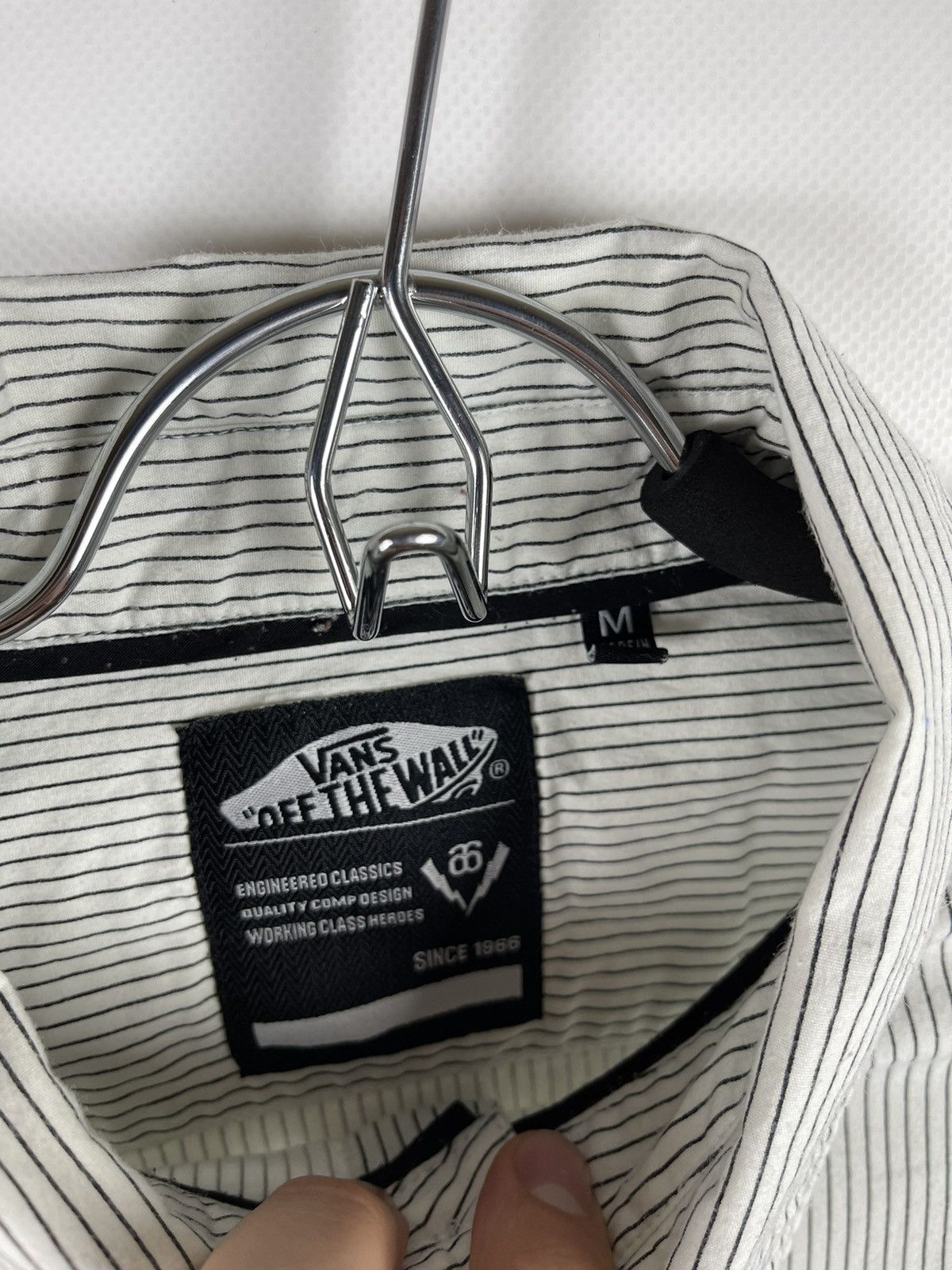 Vans Vans vintage striped logo printed pattern ls shirt Size US M / EU 48-50 / 2 - 7 Thumbnail
