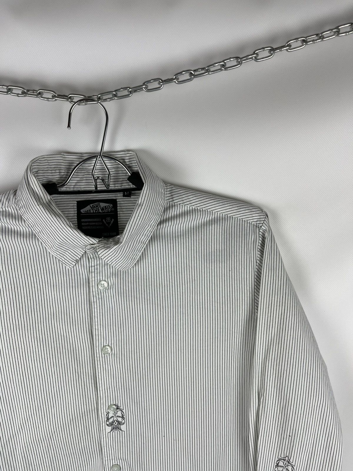 Vans Vans vintage striped logo printed pattern ls shirt Size US M / EU 48-50 / 2 - 5 Thumbnail