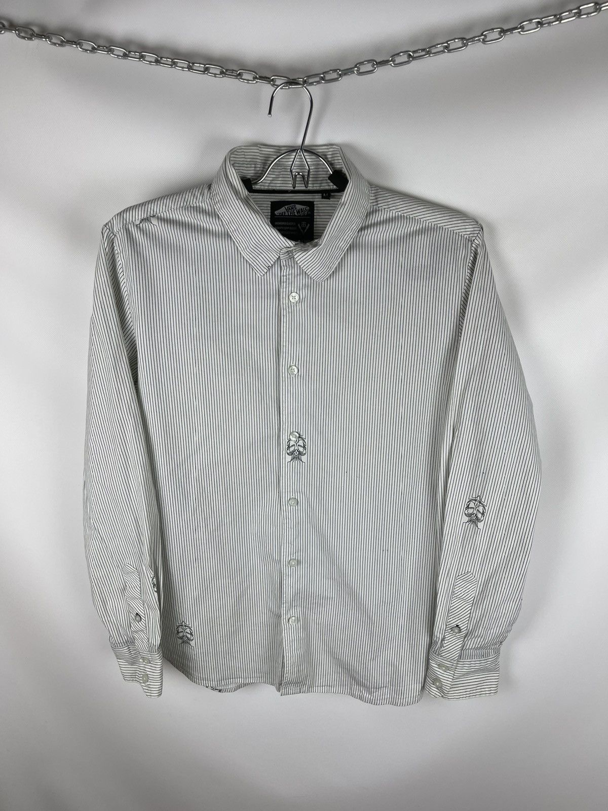 Vans Vans vintage striped logo printed pattern ls shirt Size US M / EU 48-50 / 2 - 1 Thumbnail