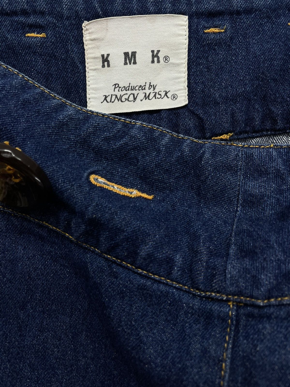 Japanese Brand KINGLY MASK Denim Pants Memphis Puppy Rick Owens Style Size US 28 / EU 44 - 6 Thumbnail