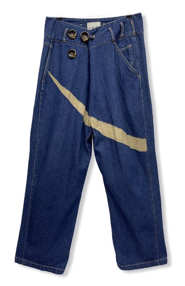 Japanese Brand KINGLY MASK Denim Pants Memphis Puppy Rick Owens Style Size US 28 / EU 44 - 2 Thumbnail