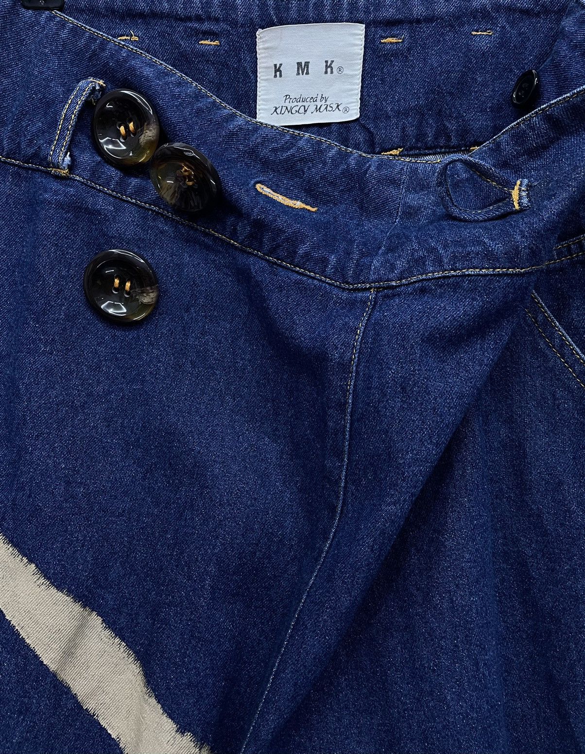 Japanese Brand KINGLY MASK Denim Pants Memphis Puppy Rick Owens Style Size US 28 / EU 44 - 4 Thumbnail