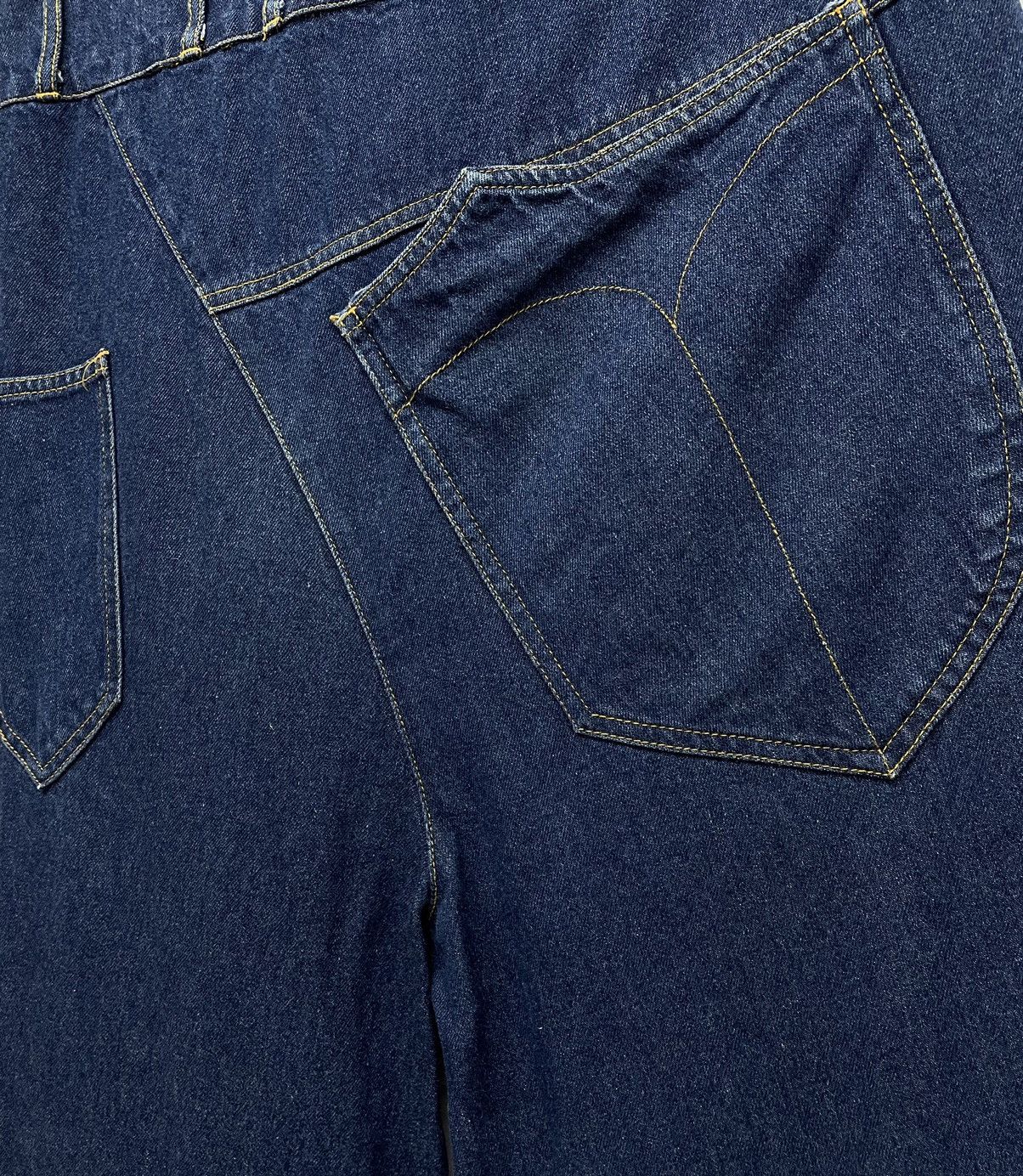 Japanese Brand KINGLY MASK Denim Pants Memphis Puppy Rick Owens Style Size US 28 / EU 44 - 8 Thumbnail
