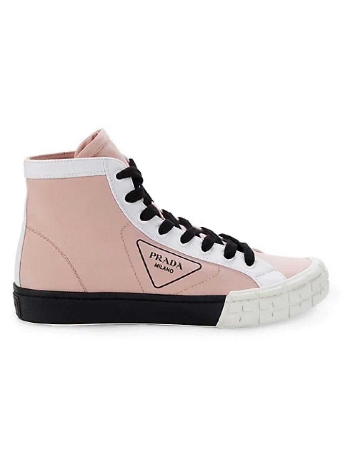 Prada BNWT PRADA GABARDINE HI-TOP SNEAKERS MEN Size US 10.5 / EU 43-44 - 1 Thumbnail