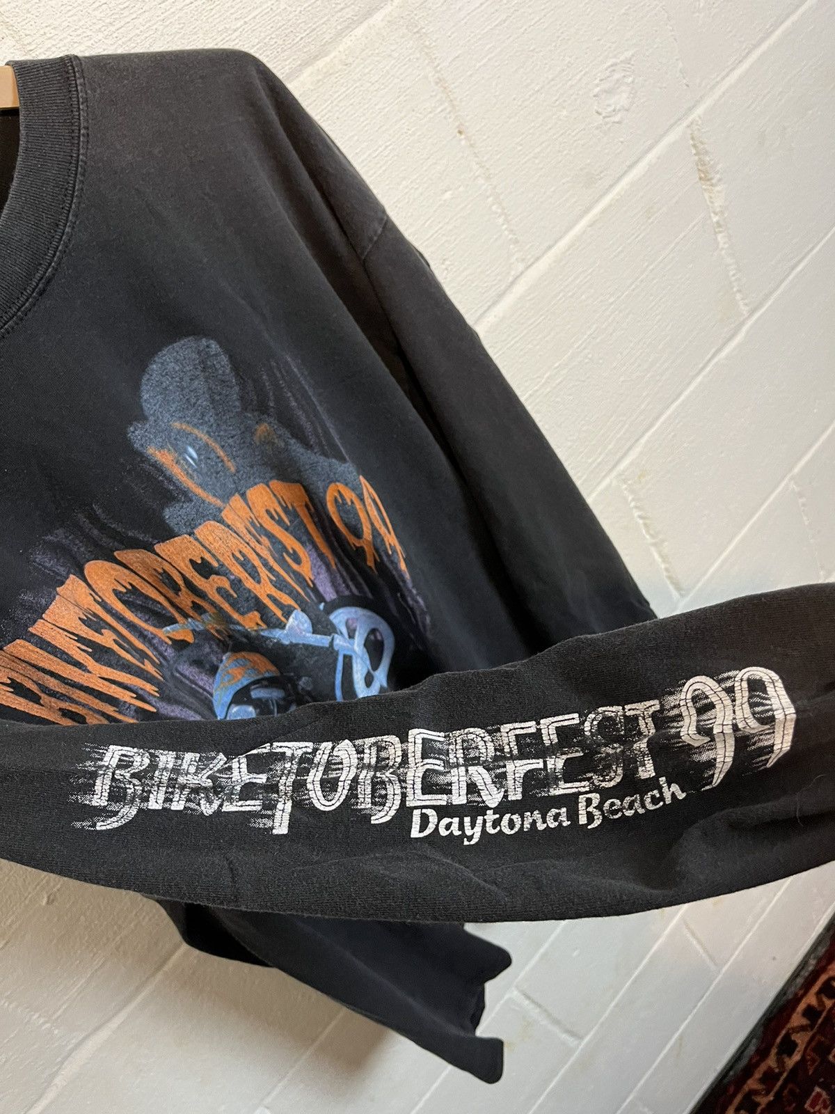 Vintage Vintage black Biketoberfest long sleeve shirt 1999 Size US XL / EU 56 / 4 - 5 Thumbnail