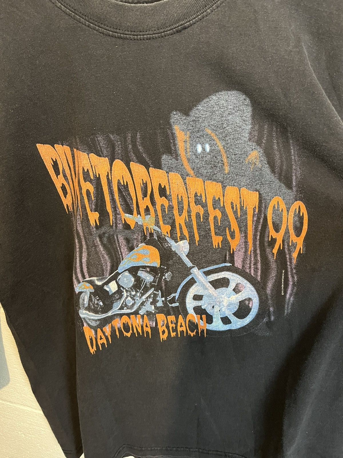 Vintage Vintage black Biketoberfest long sleeve shirt 1999 Size US XL / EU 56 / 4 - 2 Thumbnail