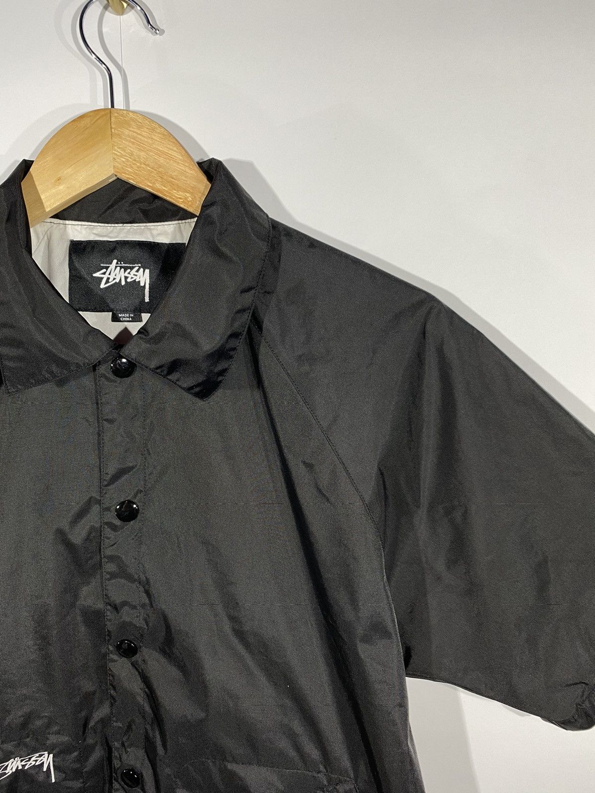 Streetwear × Stussy Stussy Short Sleeve Coach XS-S Jacket