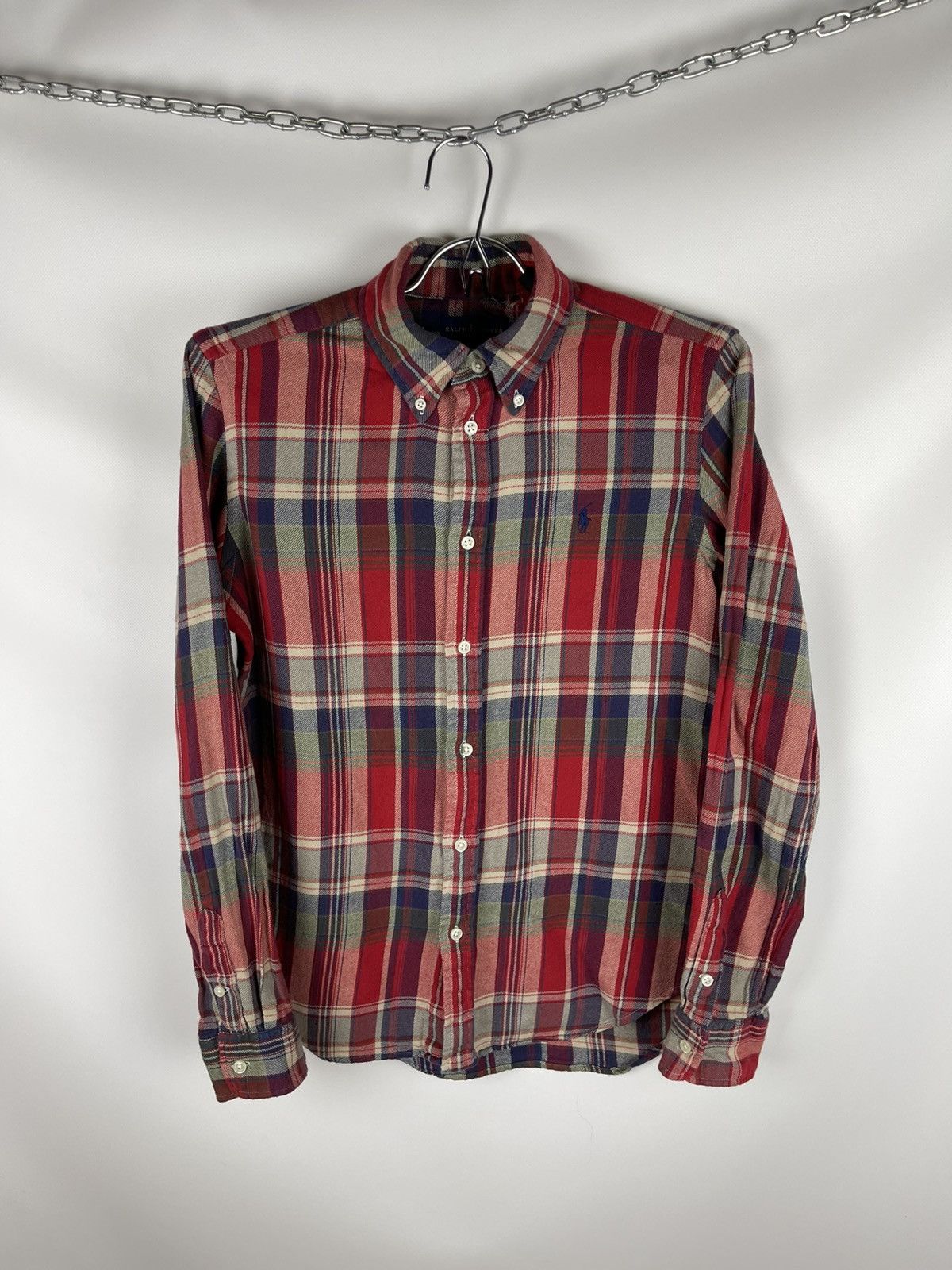 Flannel Polo Ralph Lauren flannel checkered shirt travis Scott style Size M / US 6-8 / IT 42-44 - 2 Thumbnail