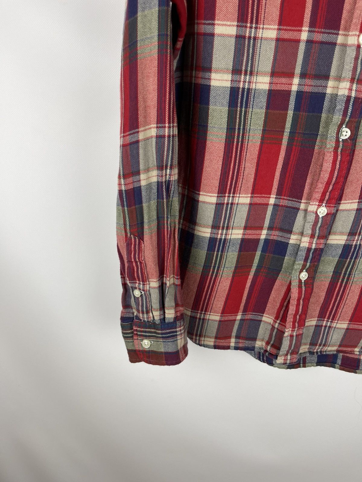 Flannel Polo Ralph Lauren flannel checkered shirt travis Scott style Size M / US 6-8 / IT 42-44 - 4 Thumbnail