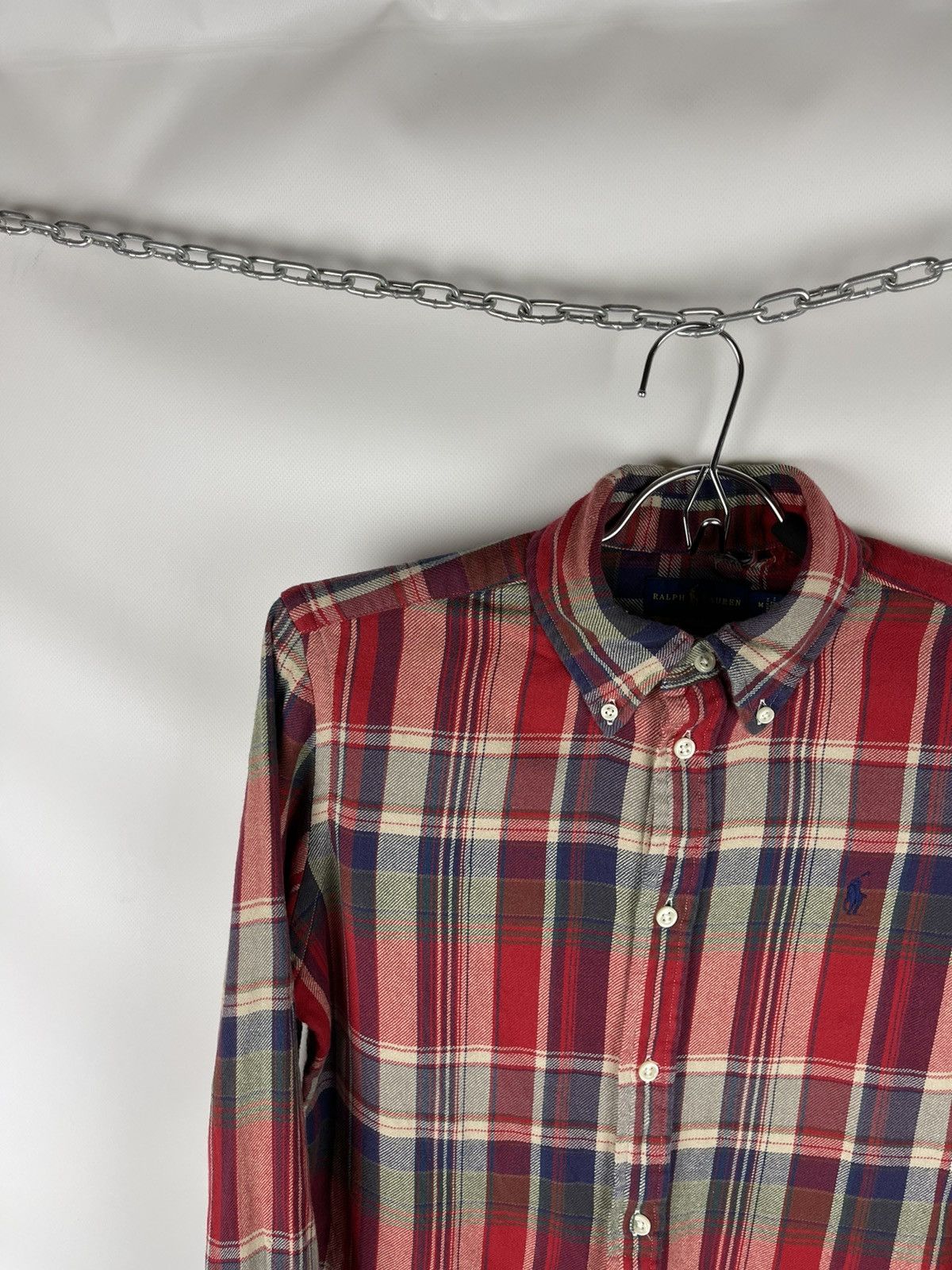 Flannel Polo Ralph Lauren flannel checkered shirt travis Scott style Size M / US 6-8 / IT 42-44 - 1 Thumbnail