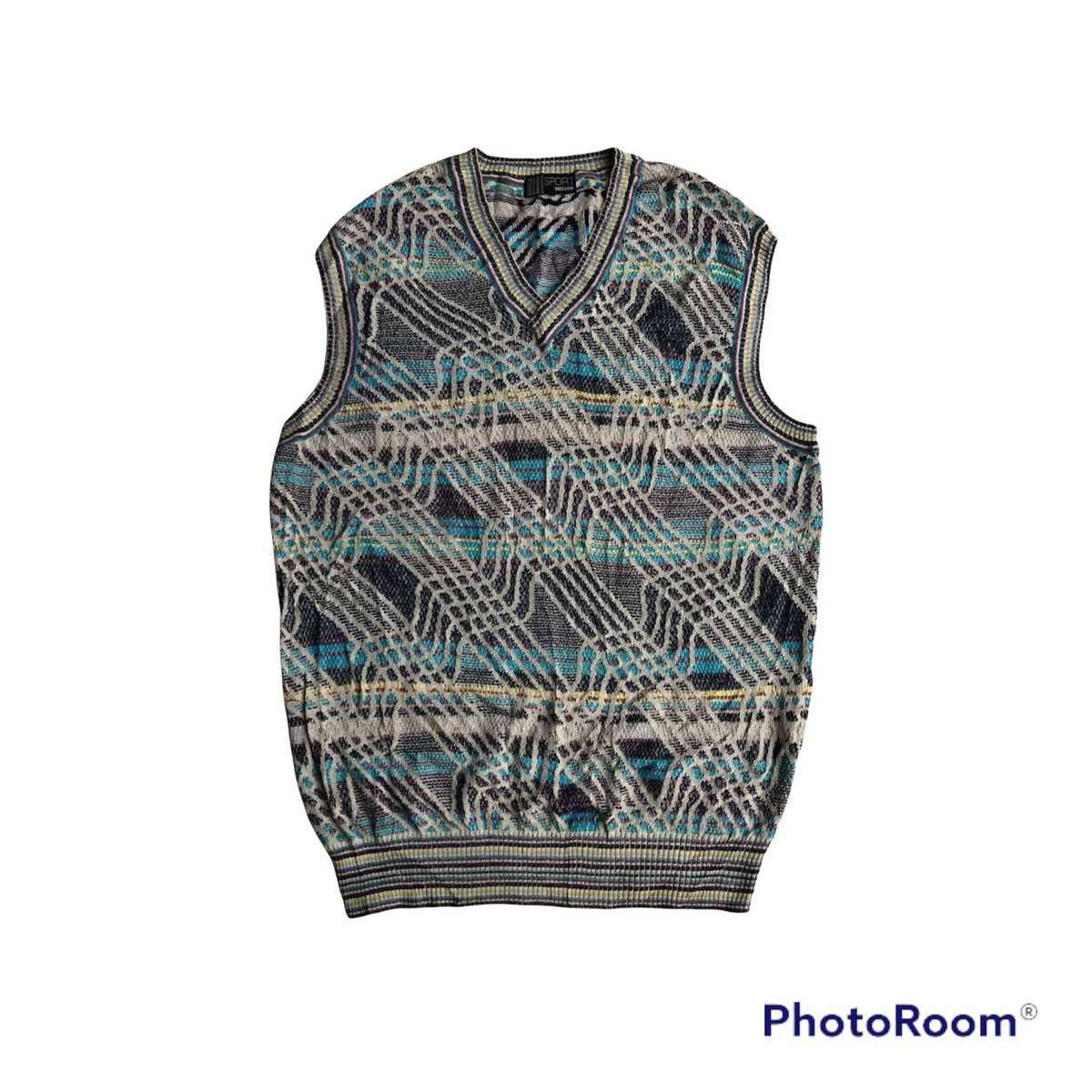 Missoni Wool Front V-neck Vest