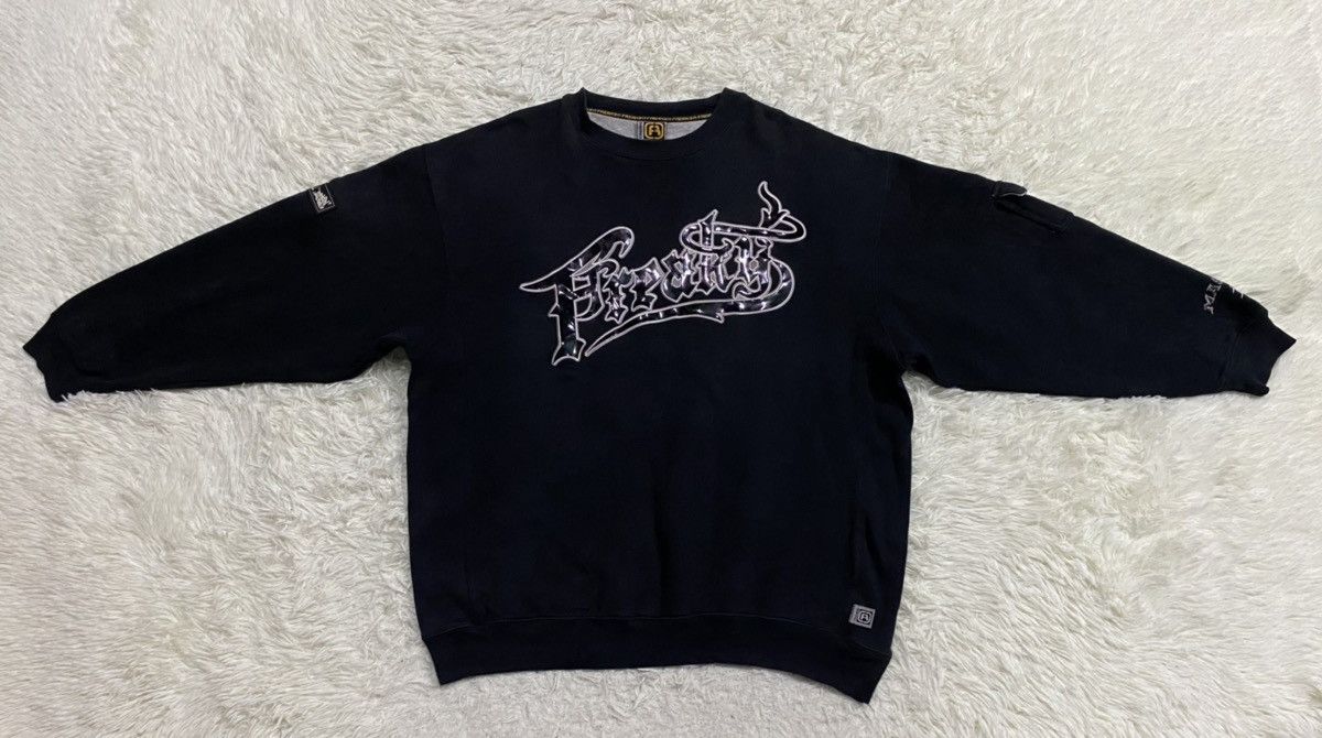 Japanese Brand Japanese Brand Freaky Massive Spellout Oversize Pullover Size US XL / EU 56 / 4 - 2 Thumbnail