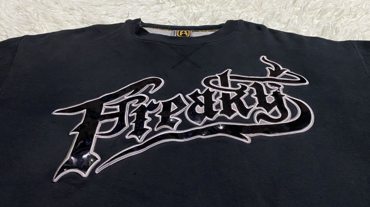 Japanese Brand Japanese Brand Freaky Massive Spellout Oversize Pullover Size US XL / EU 56 / 4 - 4 Thumbnail