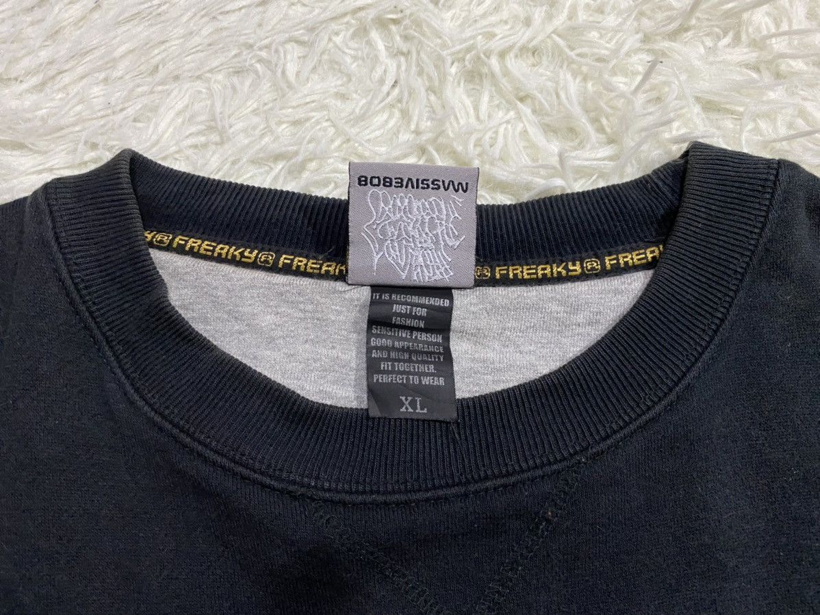 Japanese Brand Japanese Brand Freaky Massive Spellout Oversize Pullover Size US XL / EU 56 / 4 - 12 Thumbnail