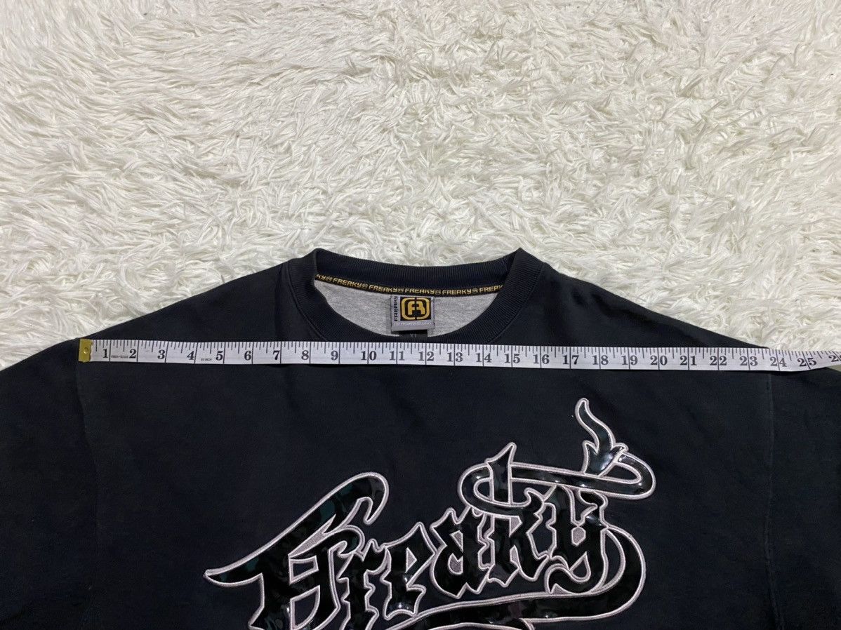 Japanese Brand Japanese Brand Freaky Massive Spellout Oversize Pullover Size US XL / EU 56 / 4 - 17 Thumbnail
