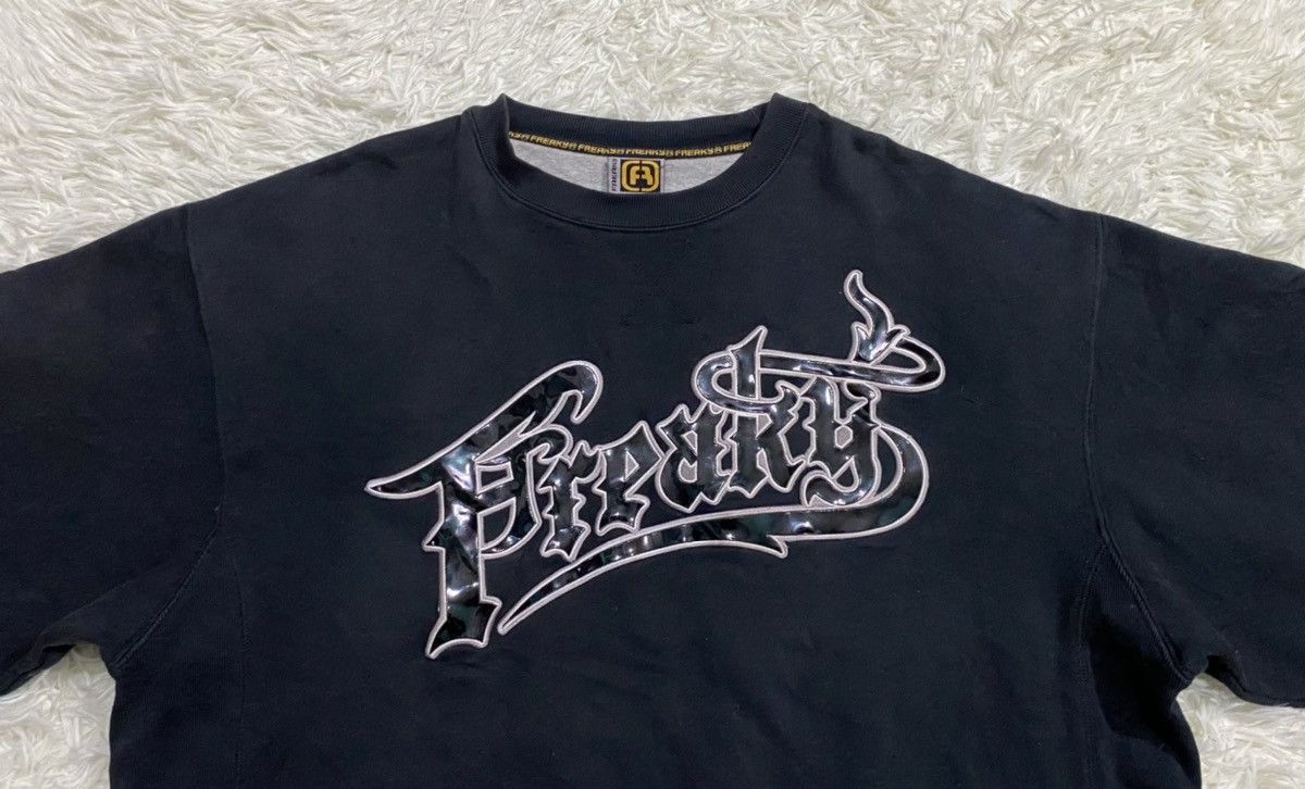 Japanese Brand Japanese Brand Freaky Massive Spellout Oversize Pullover Size US XL / EU 56 / 4 - 3 Thumbnail