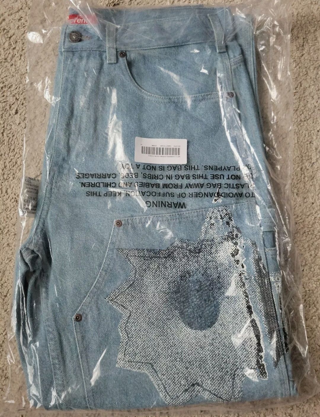 Supreme Supreme x Nate Lowman Double Knee Painter Pant | Grailed