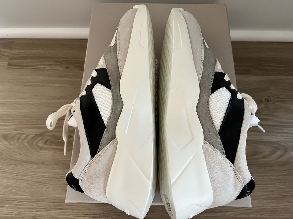 Fear of God Essentials Distance Runner Cream Grey Black Grailed