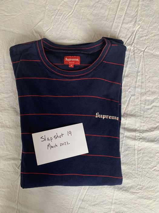 Supreme SUPREME PINSTRIPE T- Shirt | Grailed