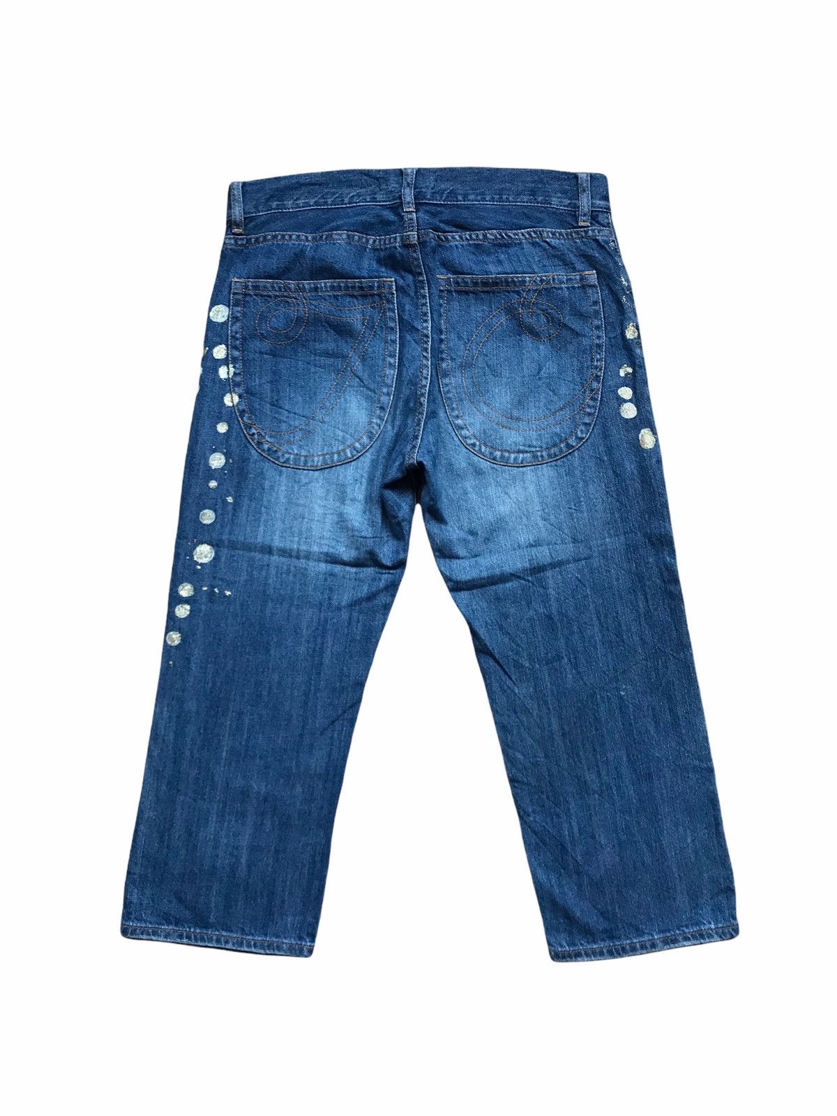 Issey Miyake Tsumori Chisato 7/8 Denim Pants Size US 29 - 2 Thumbnail