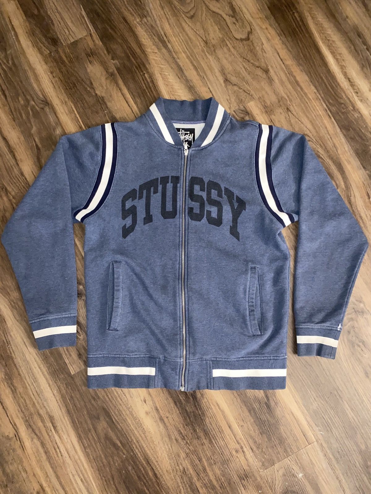 Vintage Stussy GIRLS Zip Up Long Jacket Womens Size S