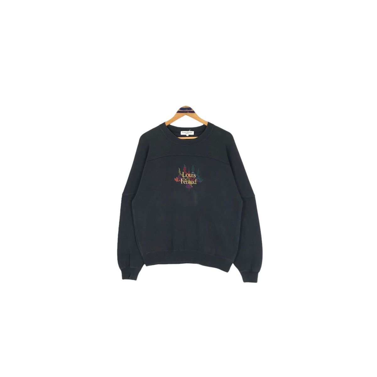 Louis Feraud Vintage Louis Féraud Paris Crewneck Sweatshirt Embroidery Size US M / EU 48-50 / 2 - 2 Thumbnail