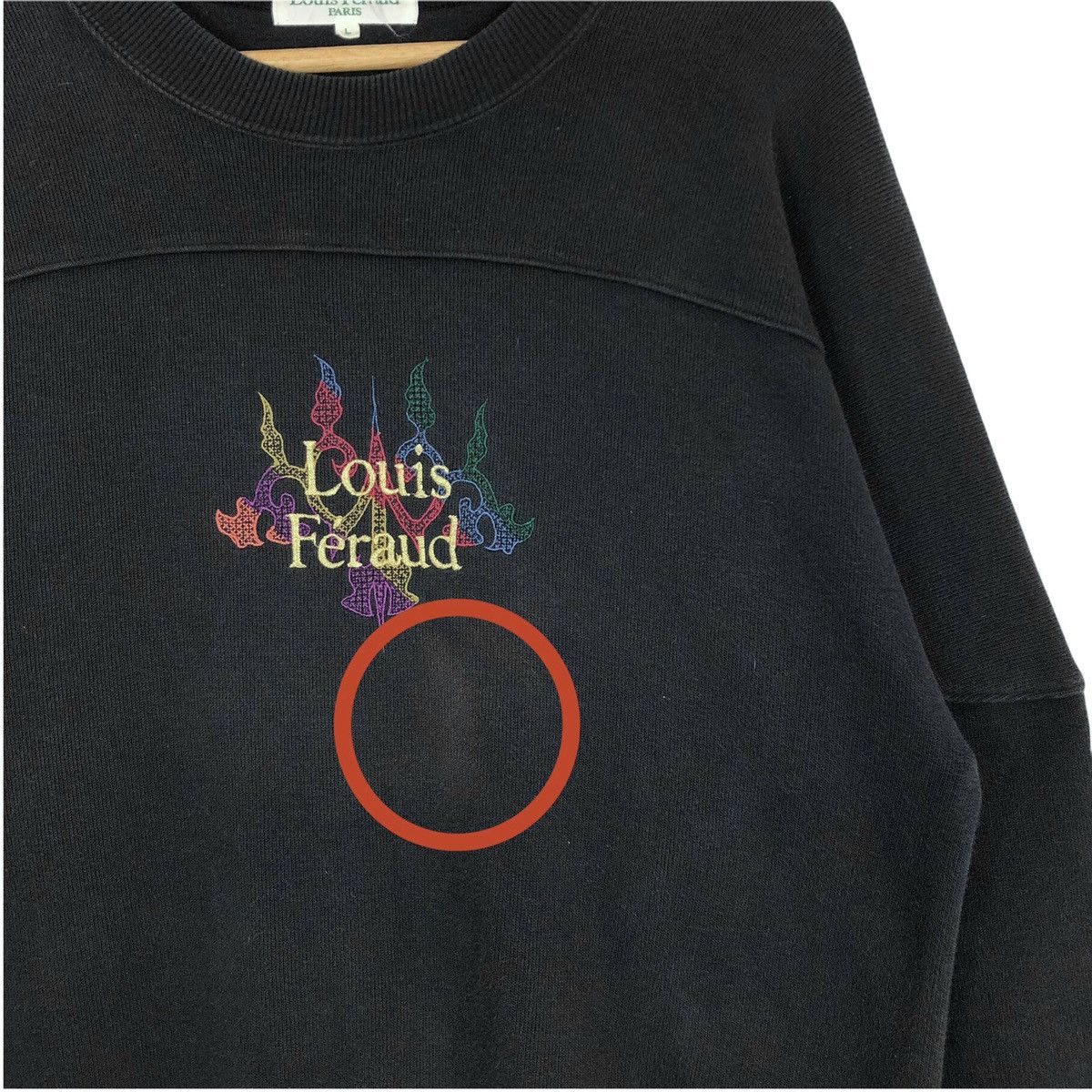 Louis Feraud Vintage Louis Féraud Paris Crewneck Sweatshirt Embroidery Size US M / EU 48-50 / 2 - 7 Thumbnail